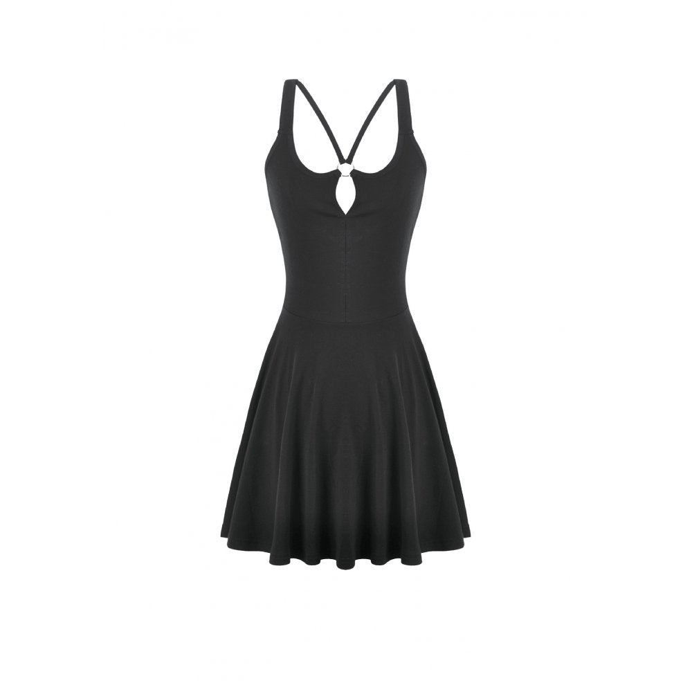 Cross Strap Mini Dress