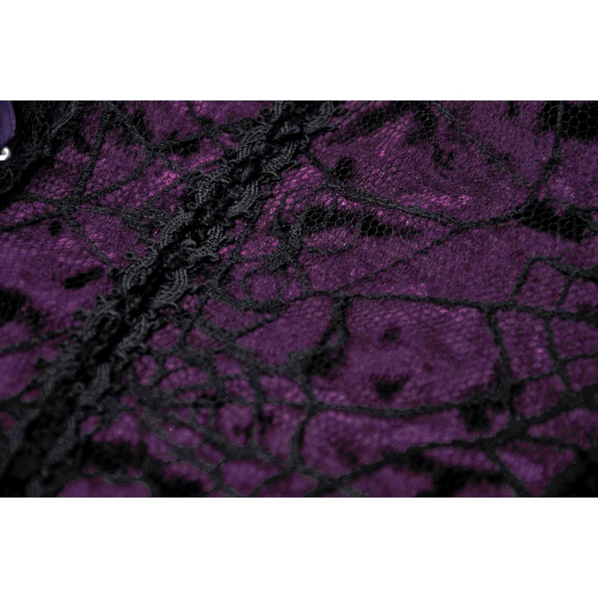 Purple Lace Mini Dress