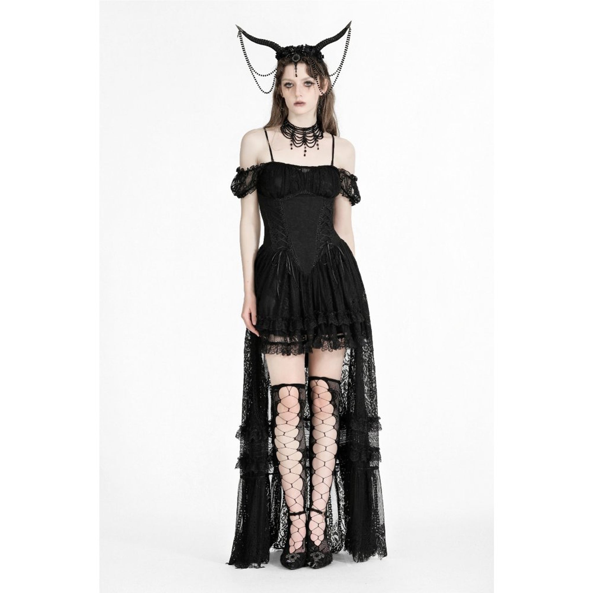 Gothic Romance Hi/Low dress