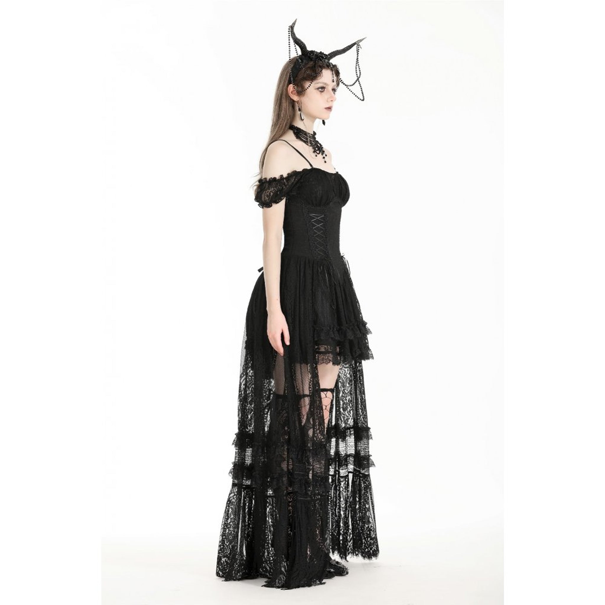 Gothic Romance Hi/Low dress