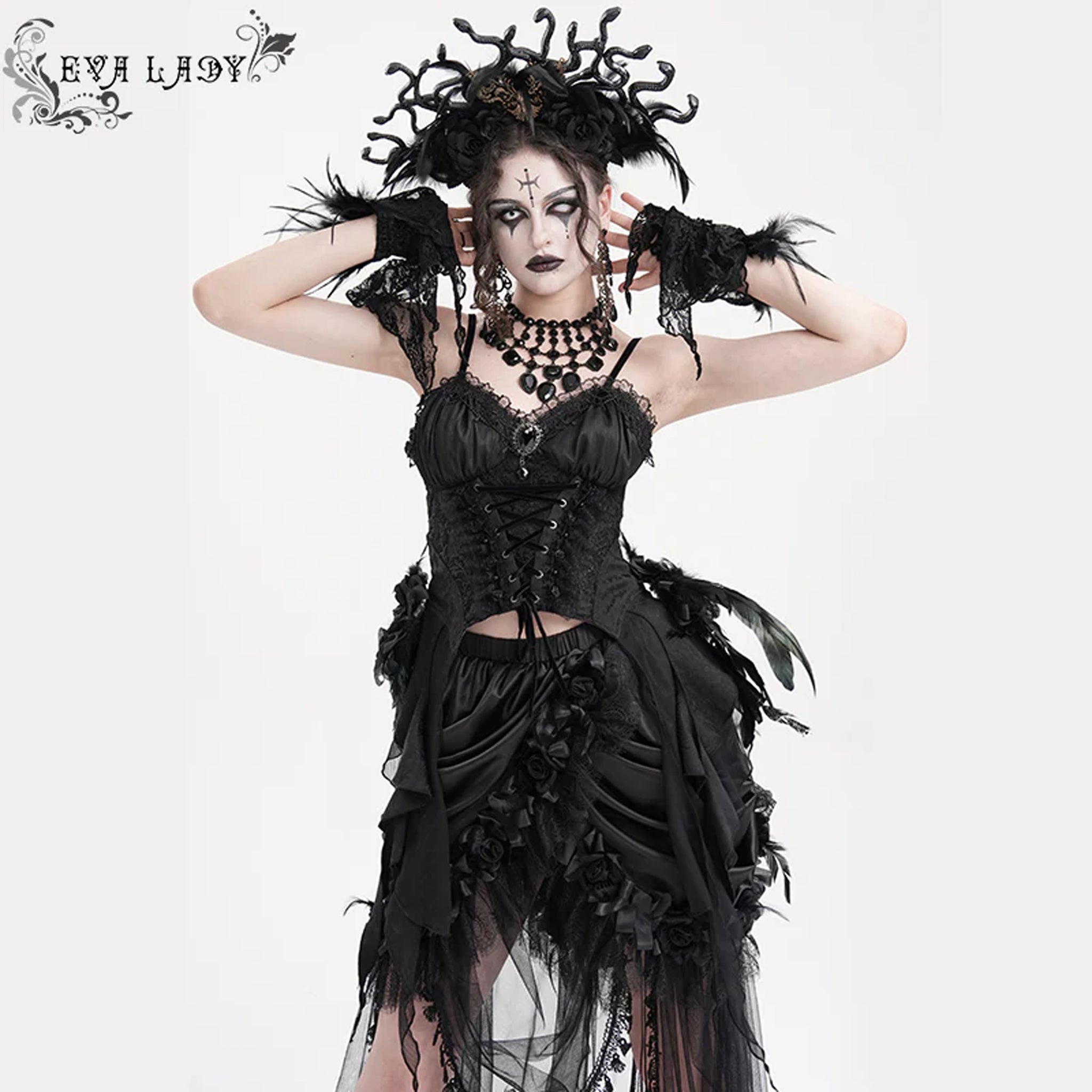 Lace Up Gothic Bodice