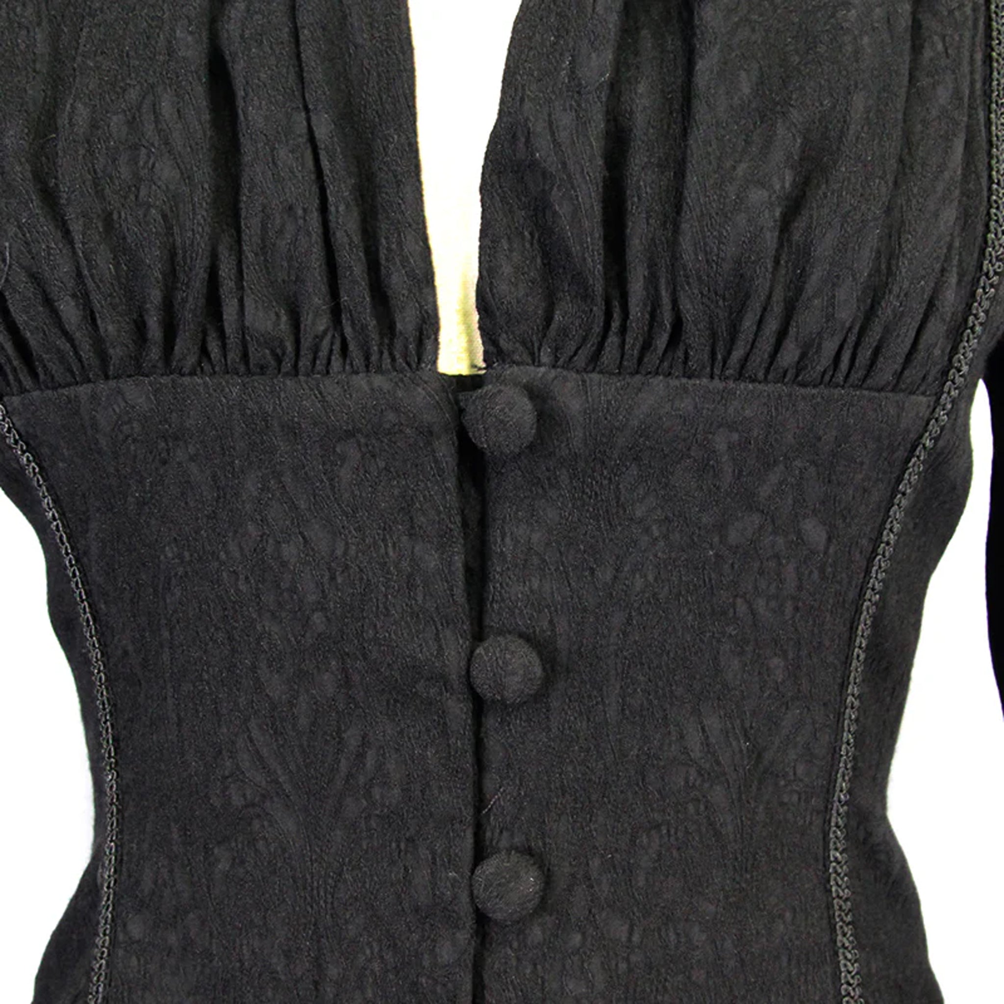 Gothic Plunge Neck Top