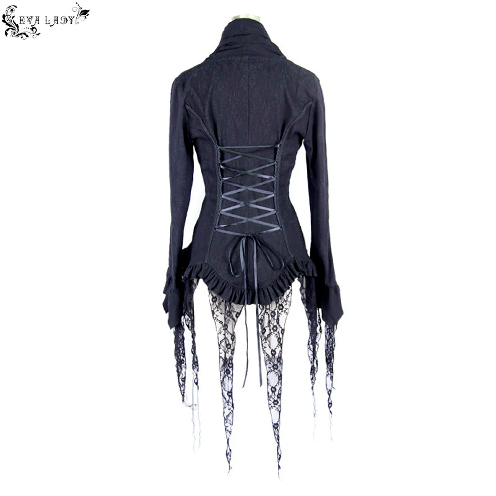 Gothic Plunge Neck Top