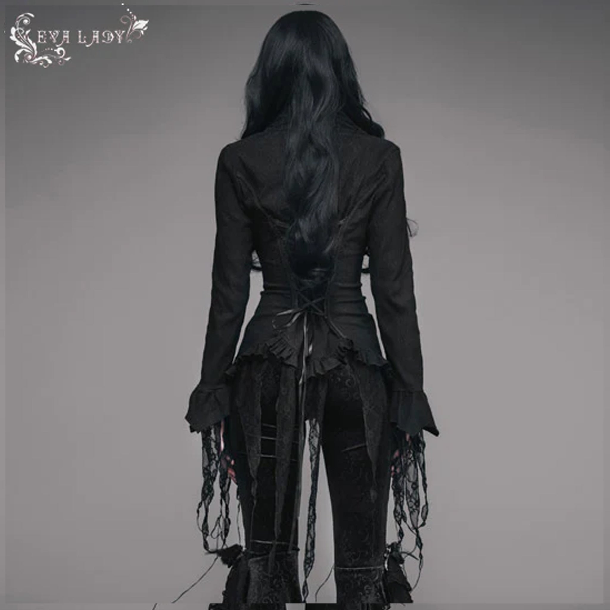 Gothic Plunge Neck Top
