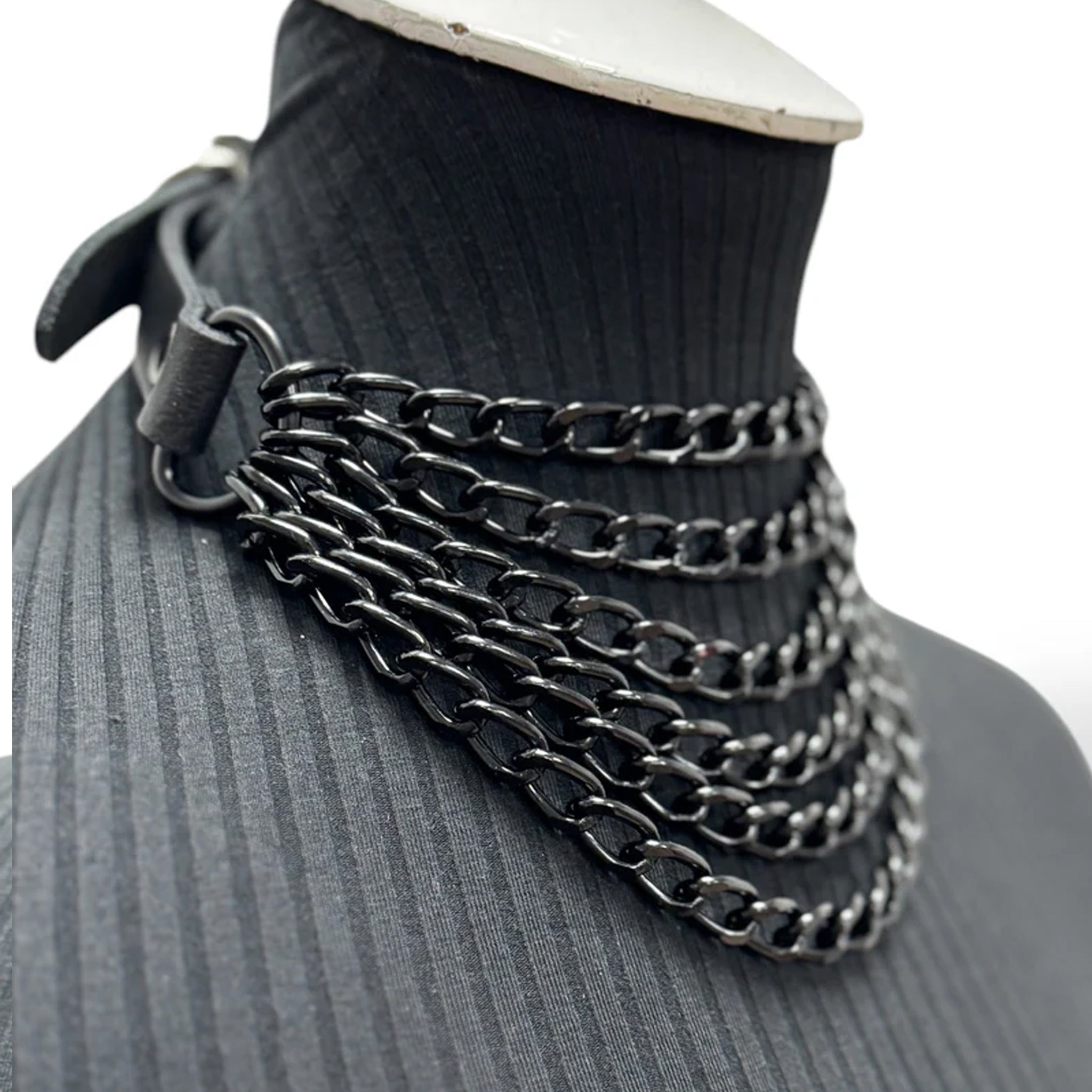 6 Chain Drape Choker