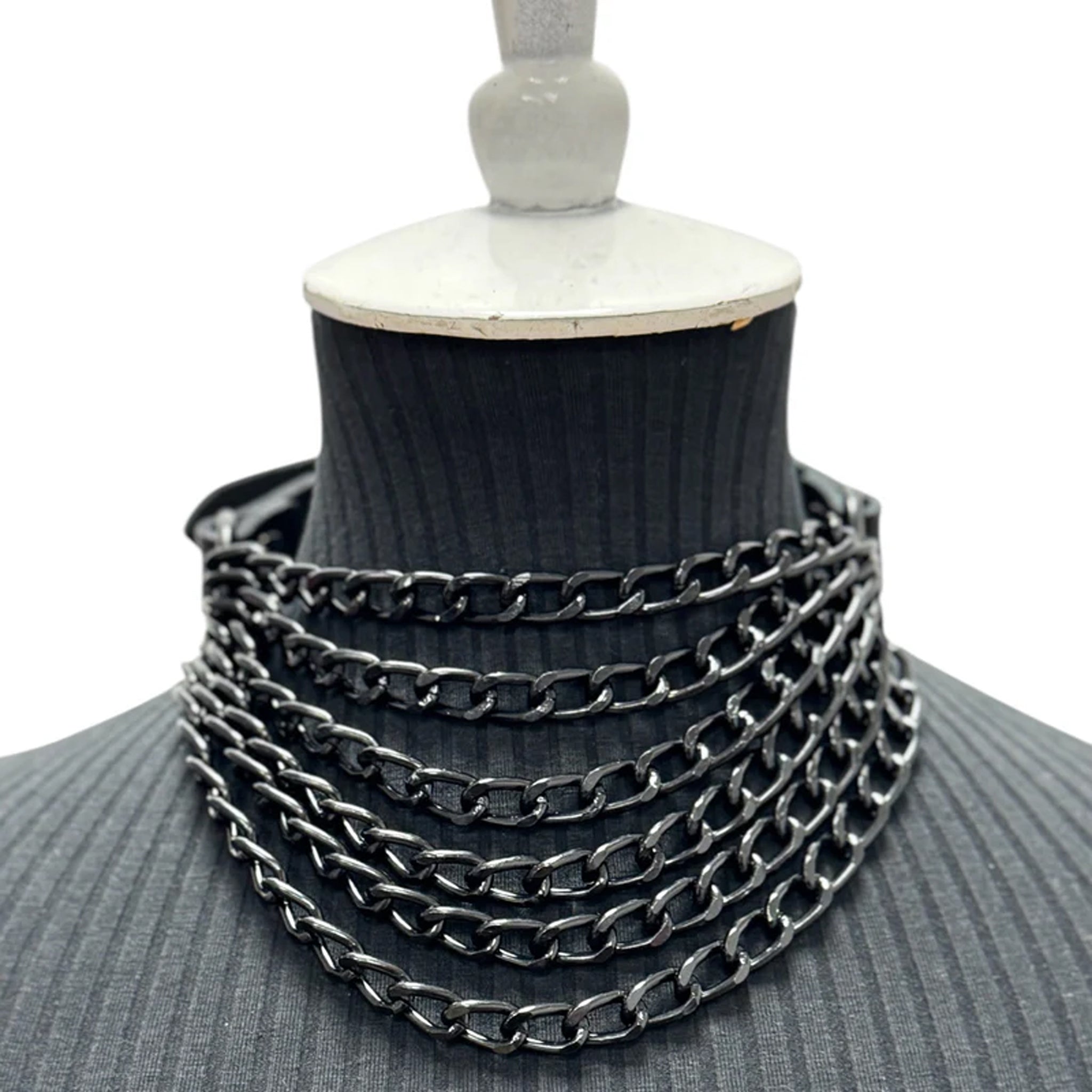 6 Chain Drape Choker