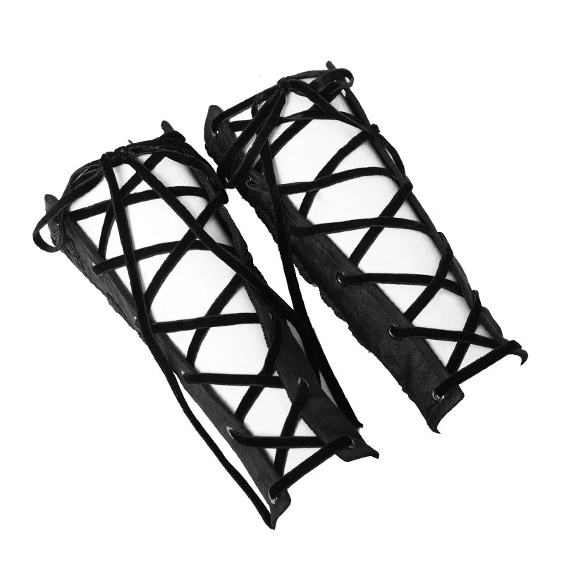 Lace Up Gothic Bracer