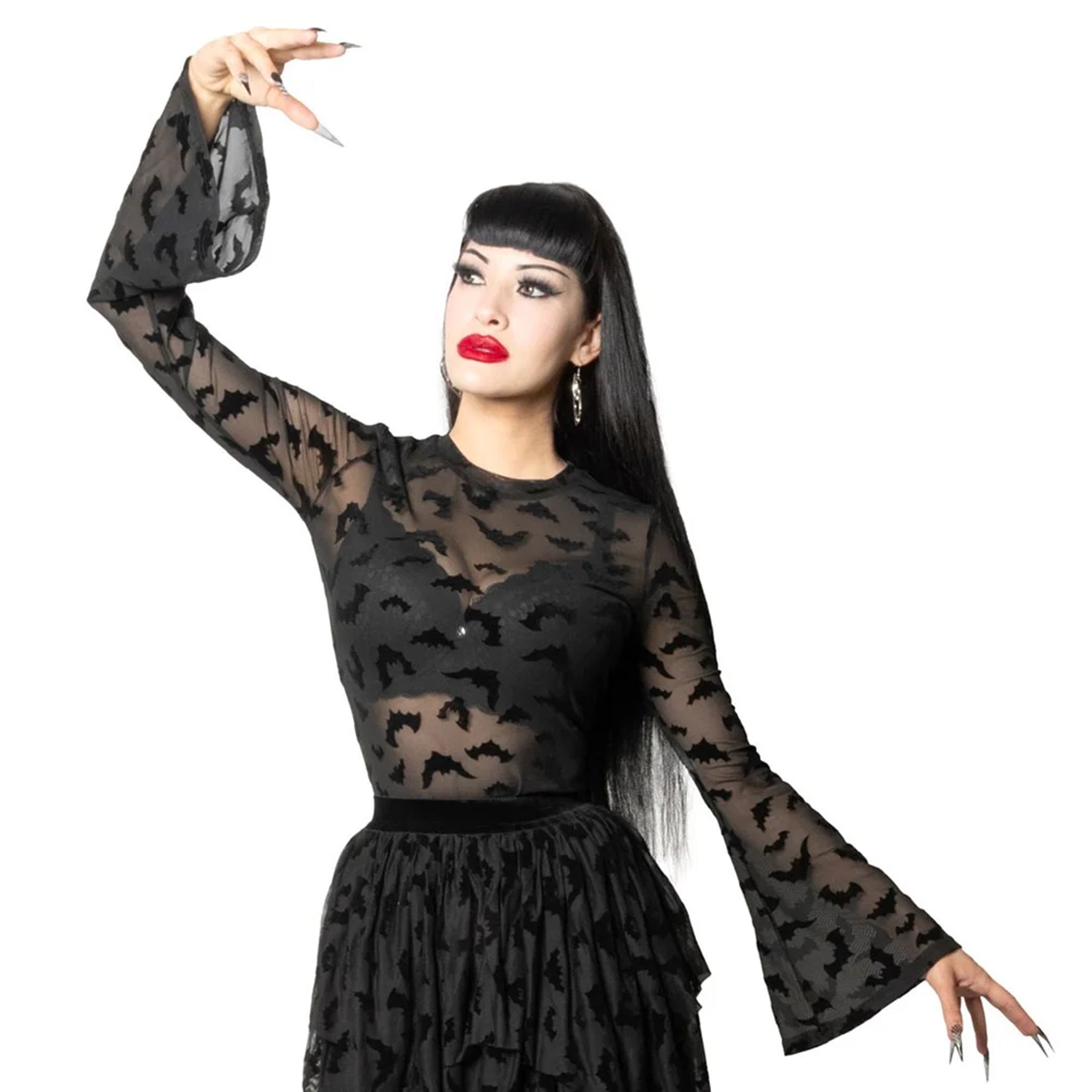 Bat Repeat Bell Sleeve
