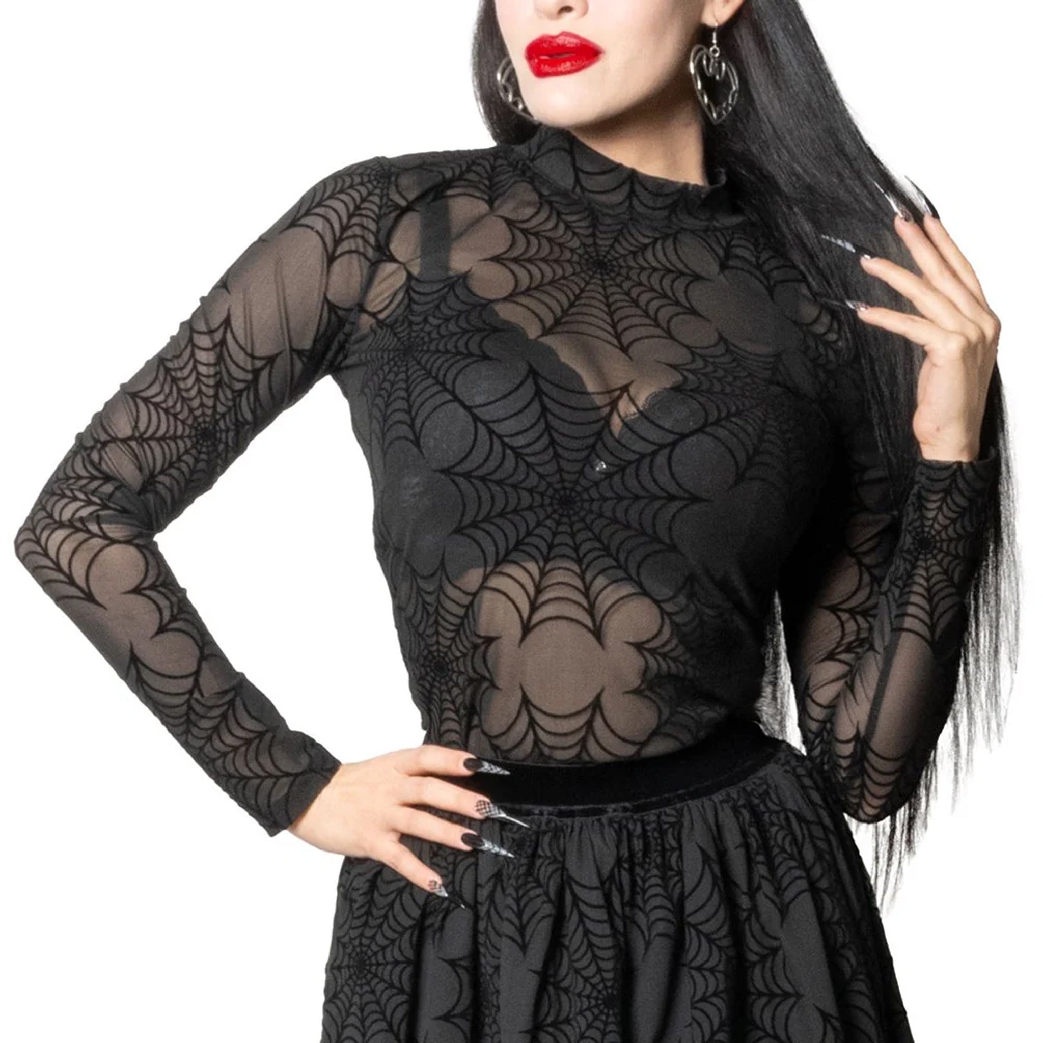 Spiderweb Mesh Top