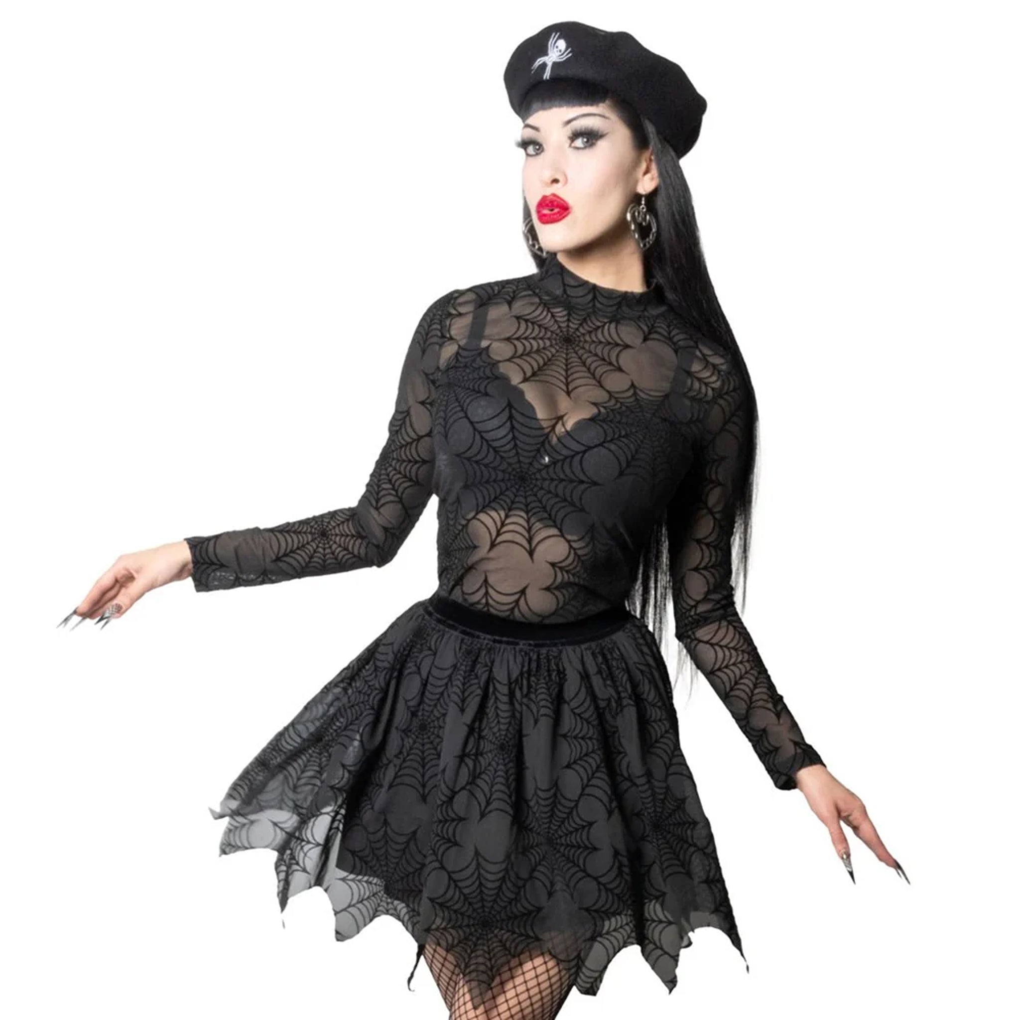 Spiderweb Mesh Top