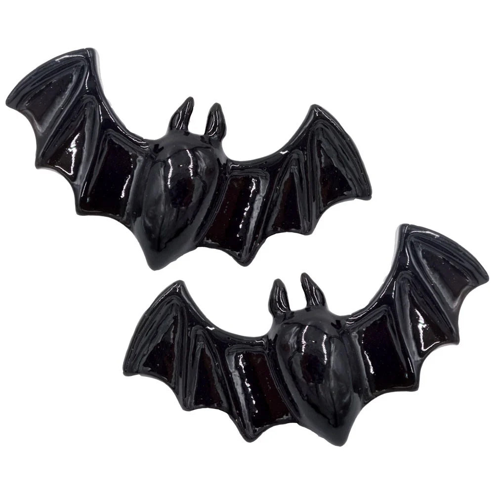 Lil Black Bats Hair Slides
