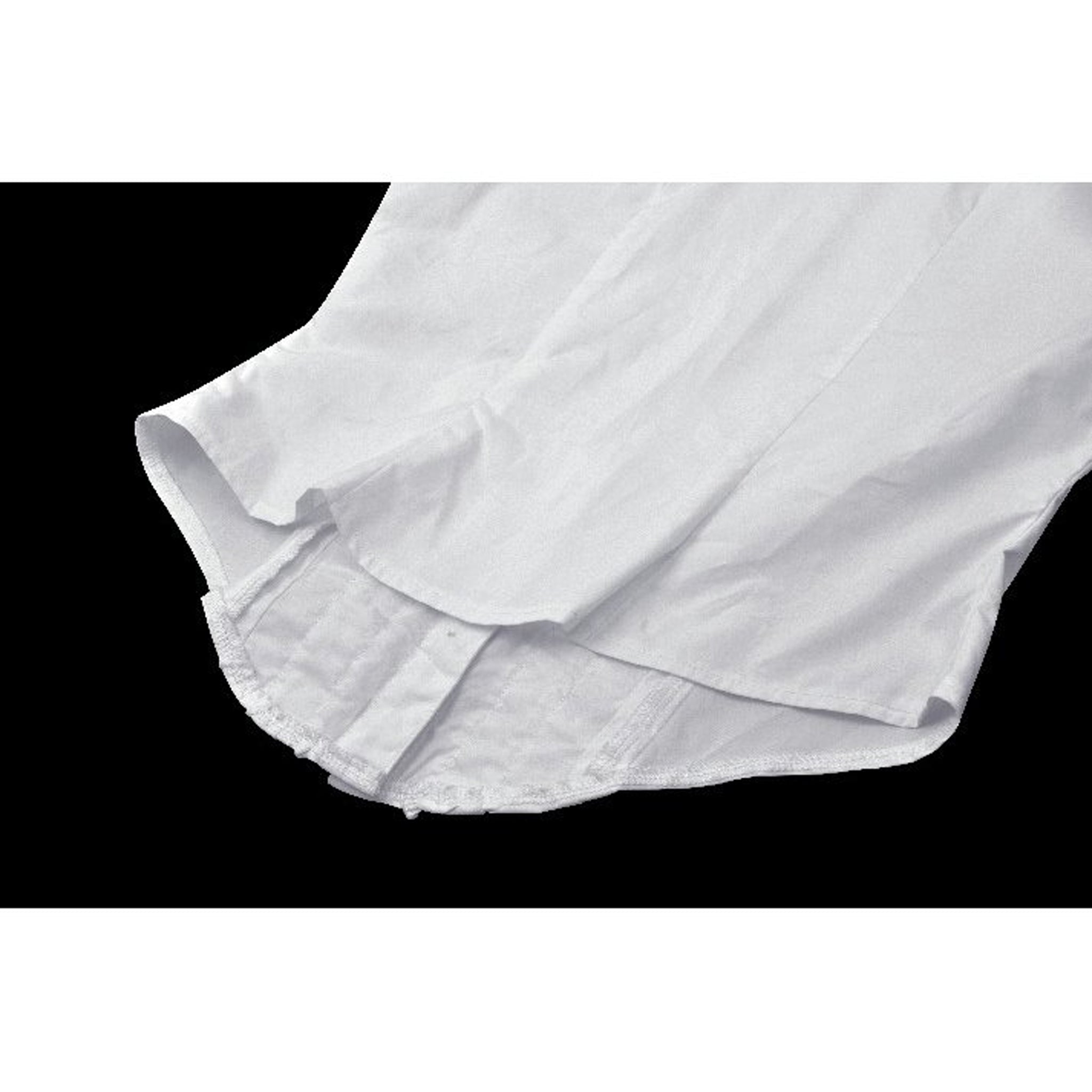Gothic White Ruffle Blouse