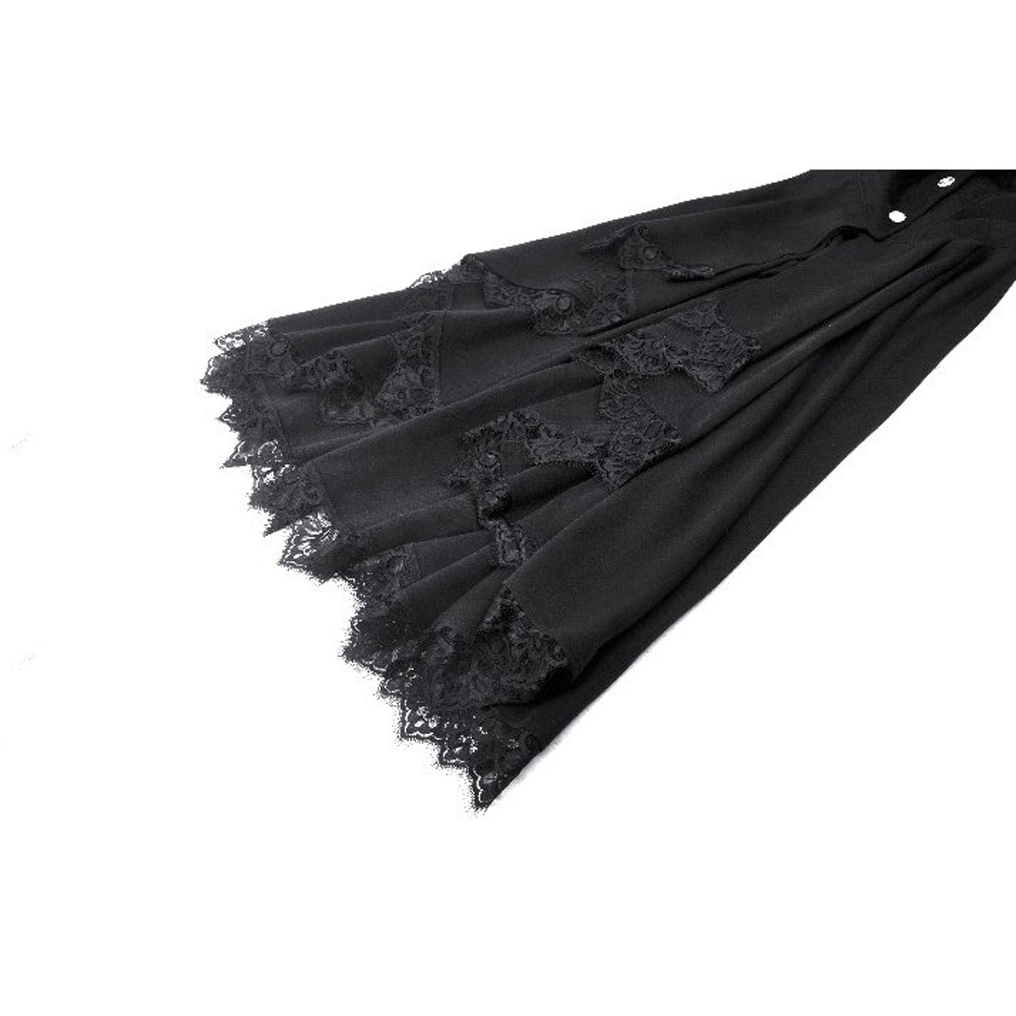 Tiered Front Fur Trim Coat