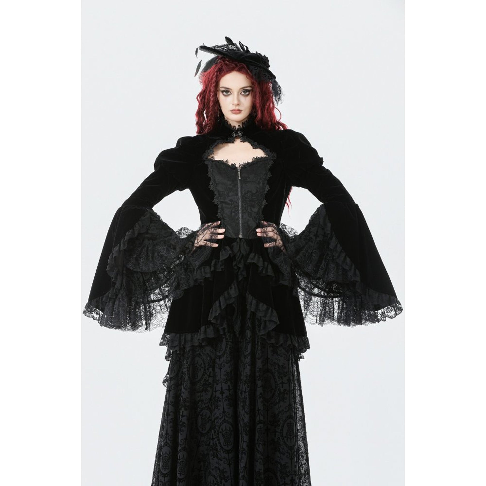 Tiered Hem High Low Jacket