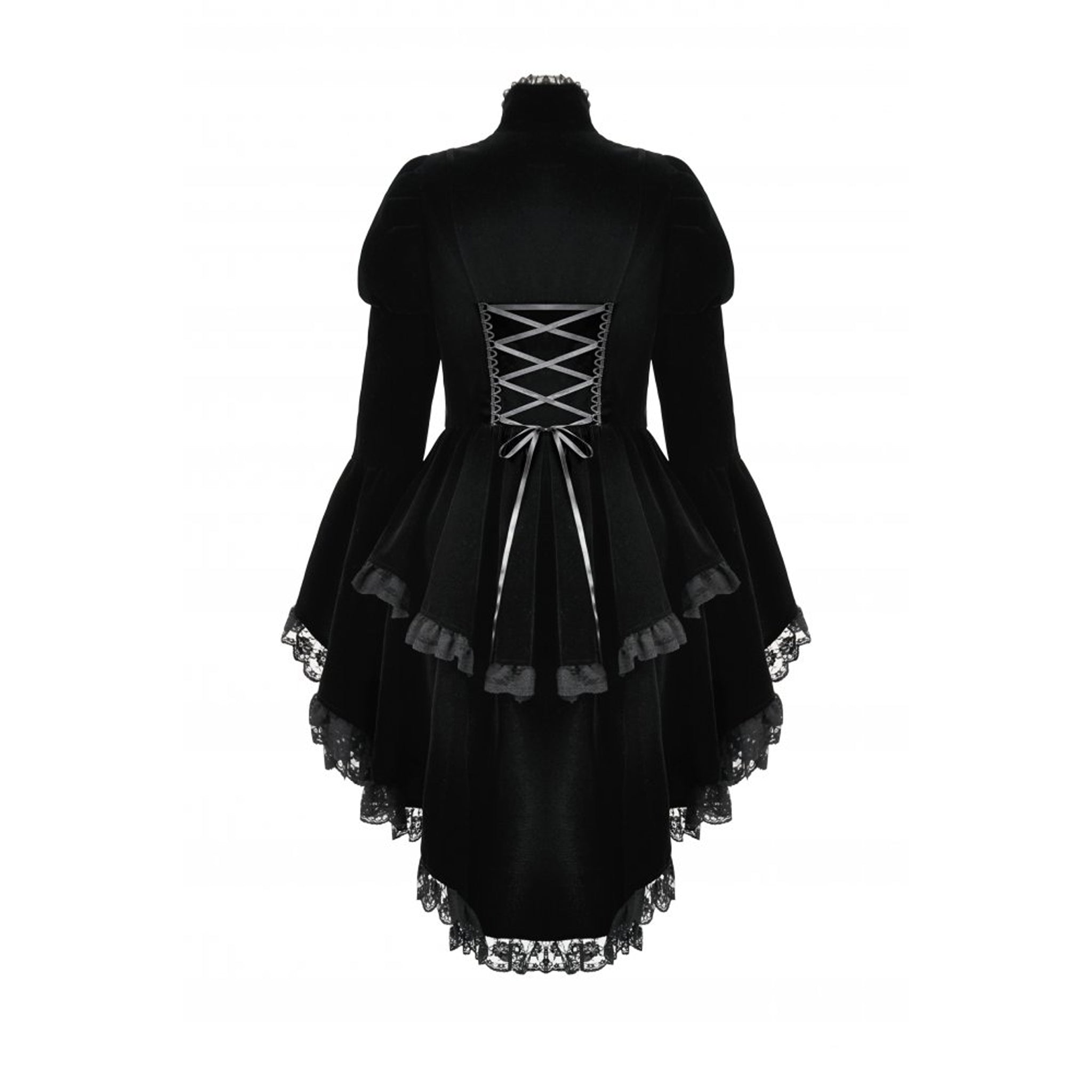 Tiered Hem High Low Jacket