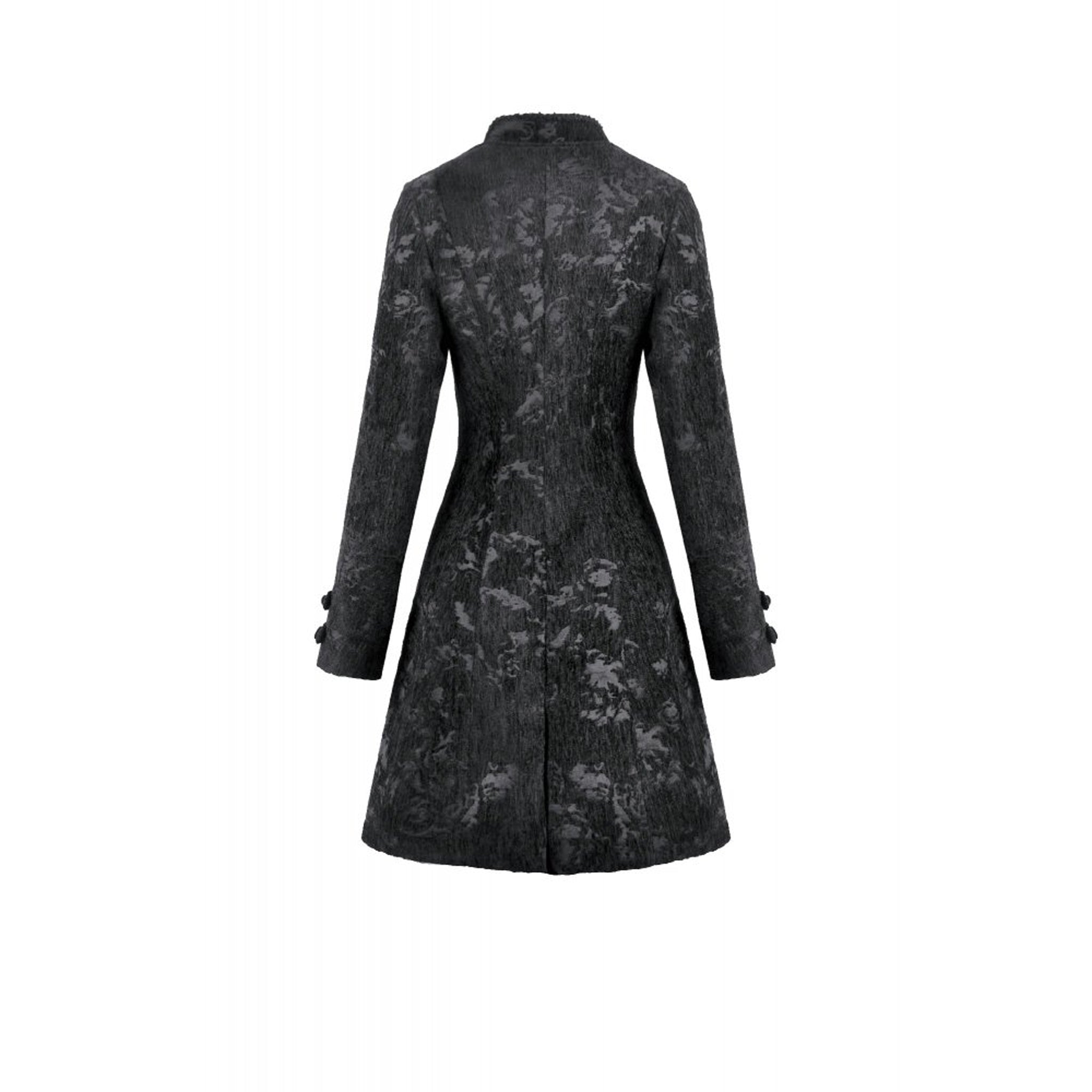 Gothic Jacquard Velvet Coat