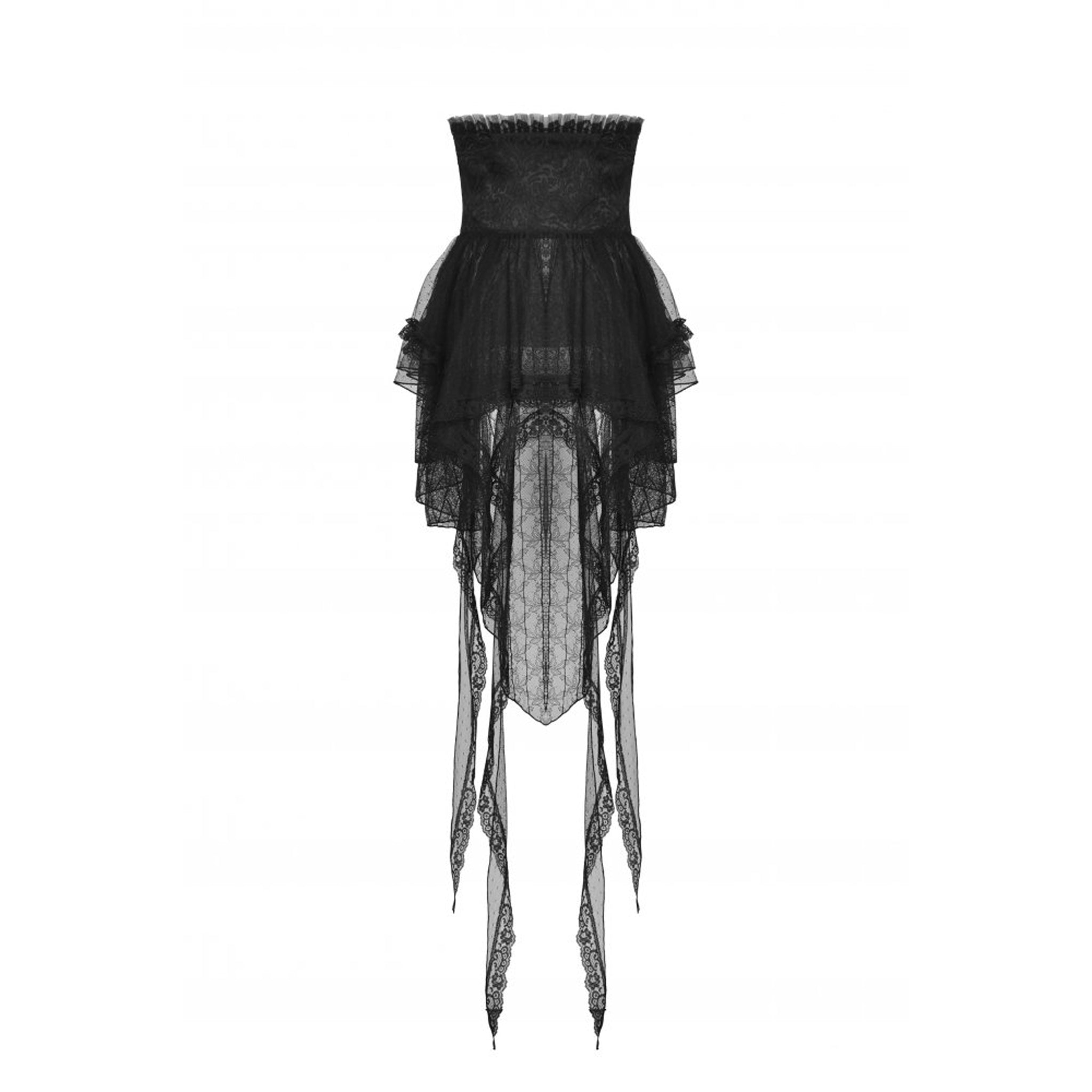 Tailed Lace Layering Skirt