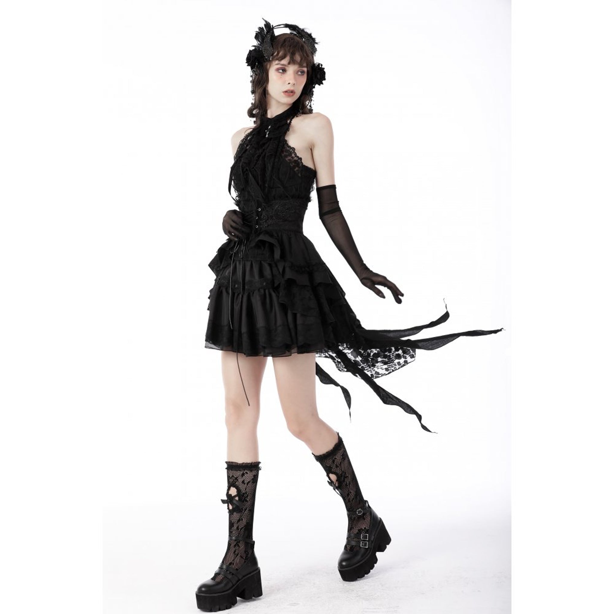 Gothic Skirted Corset