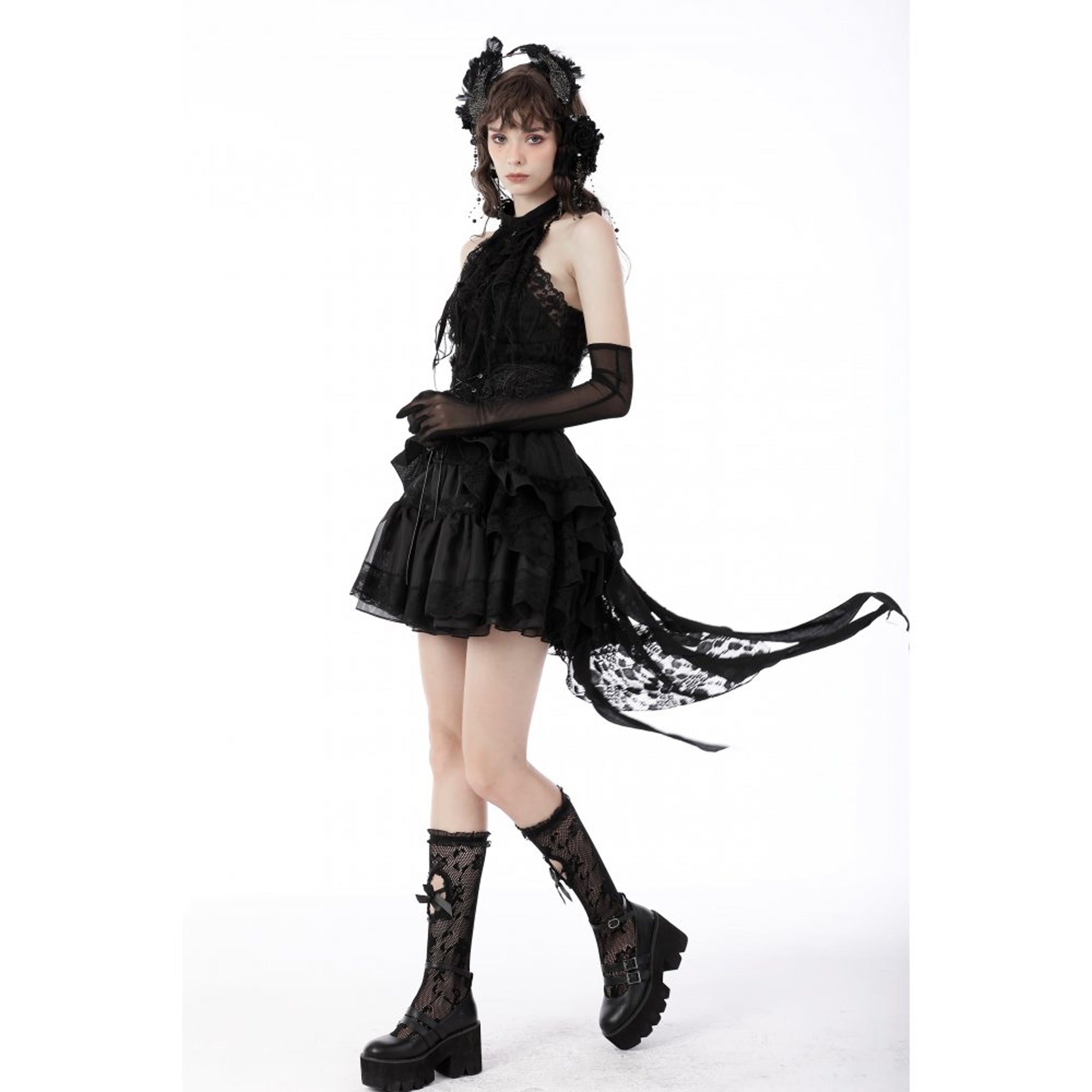 Gothic Skirted Corset