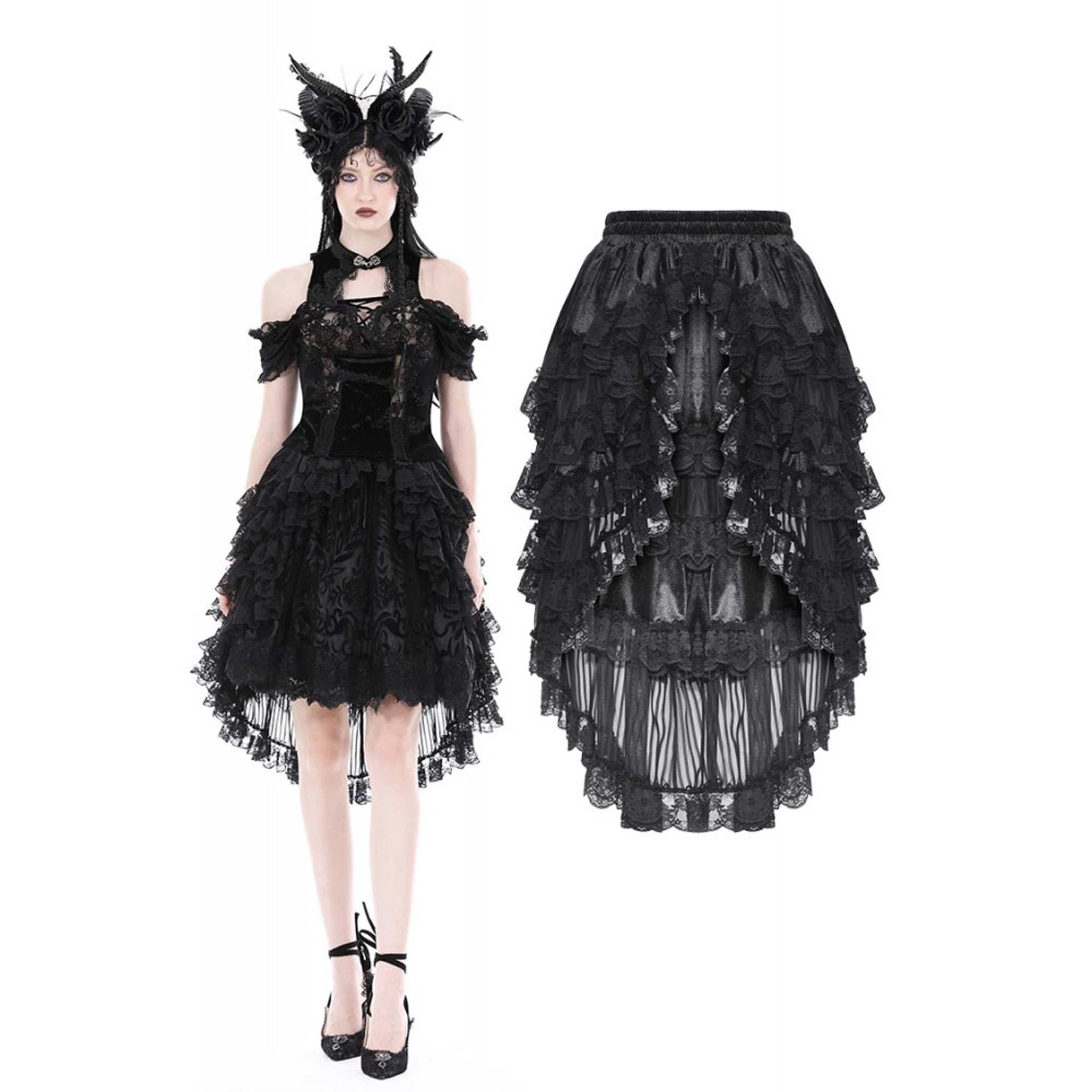 Gothic Overlay Skirt