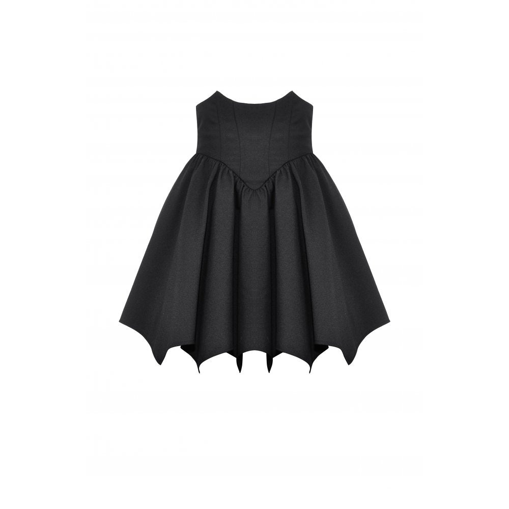 Bat Wing Hem Skirt