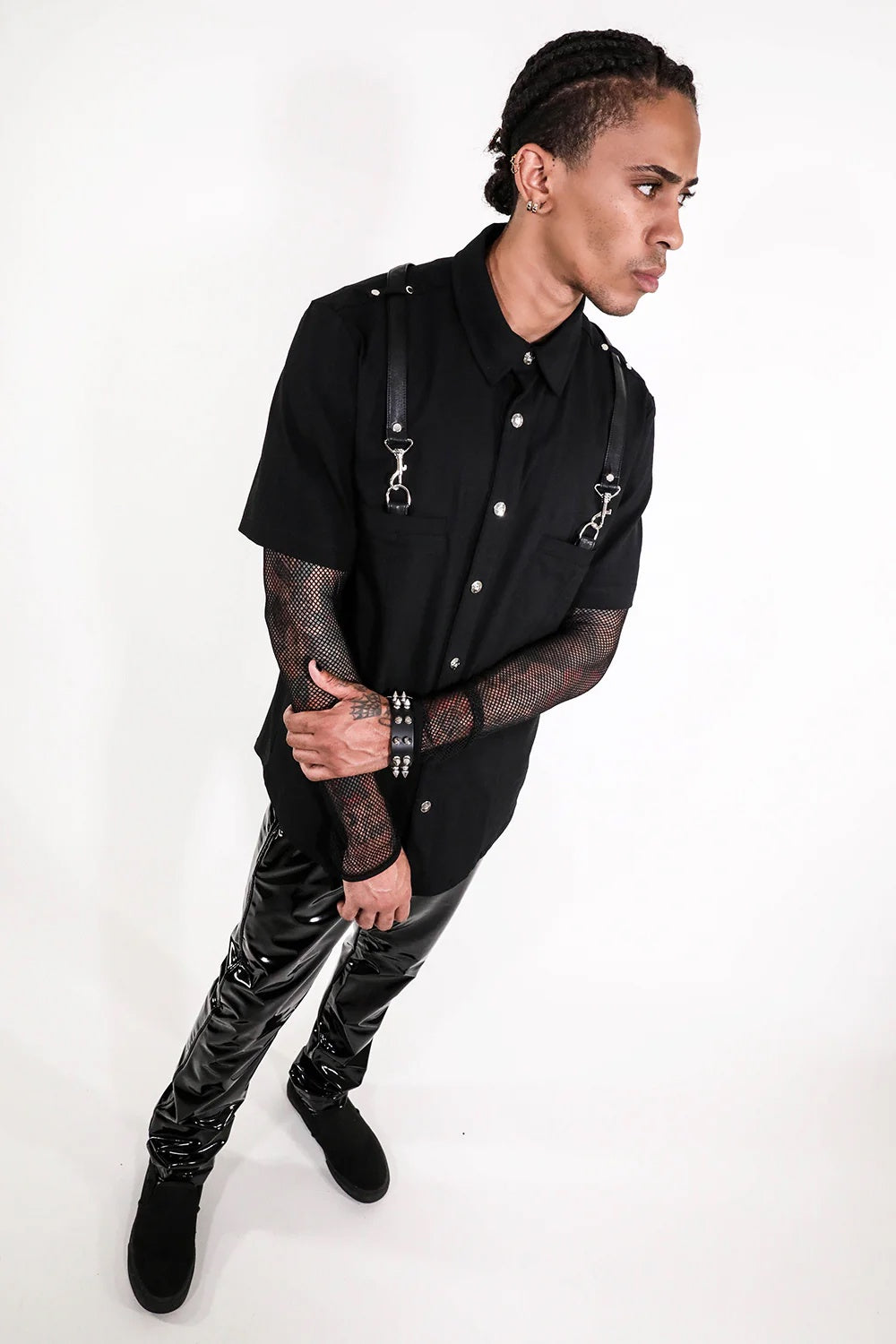 Men's Gangsta Short Sleeve Shirt