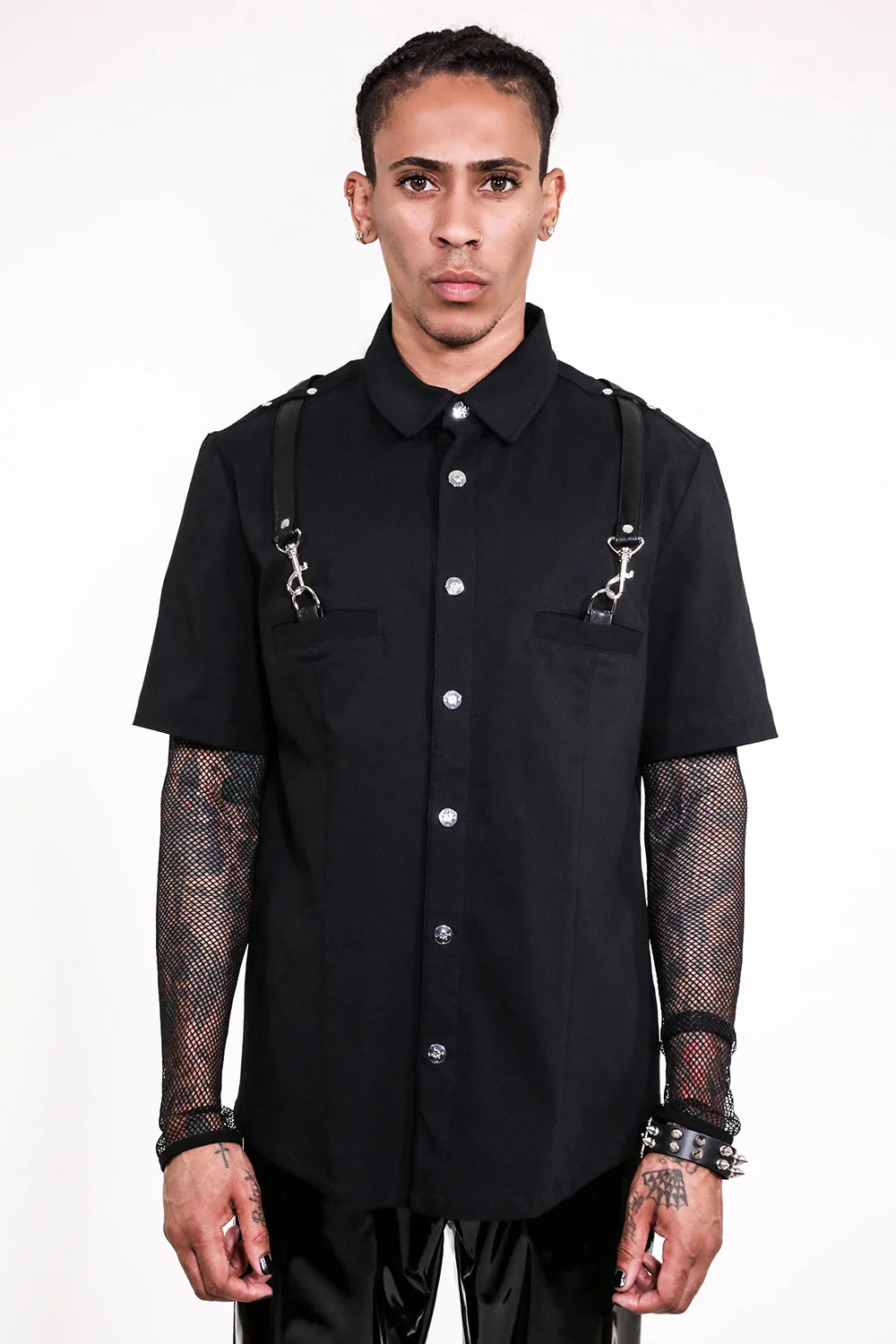Men's Gangsta Short Sleeve Shirt