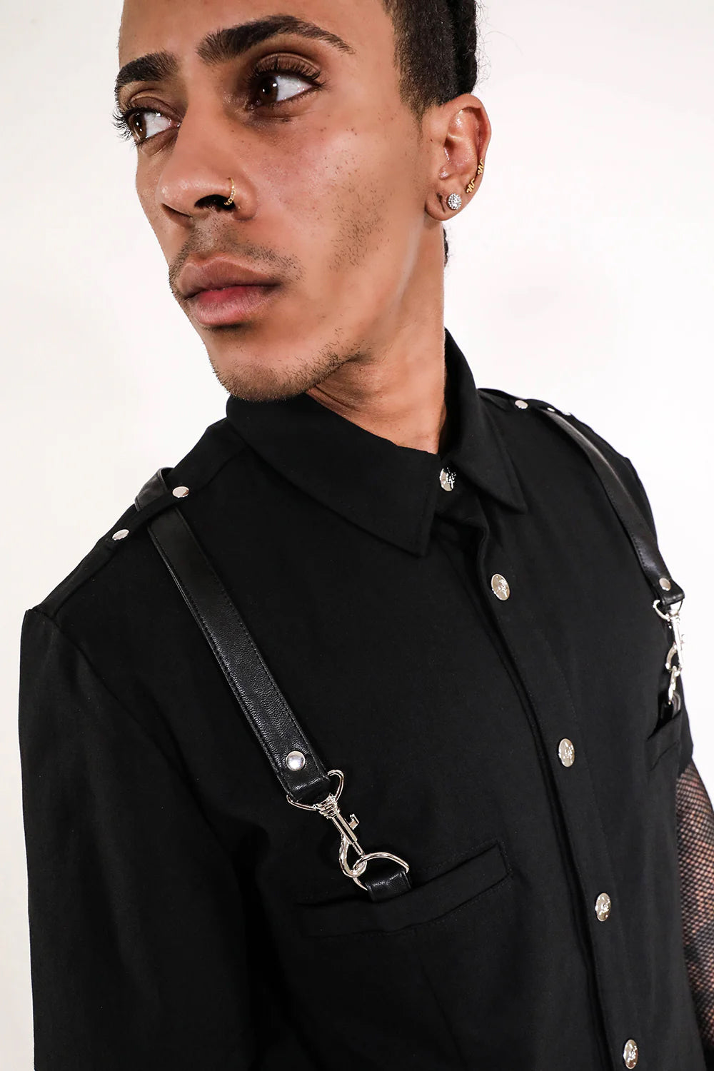 Men's Gangsta Short Sleeve Shirt