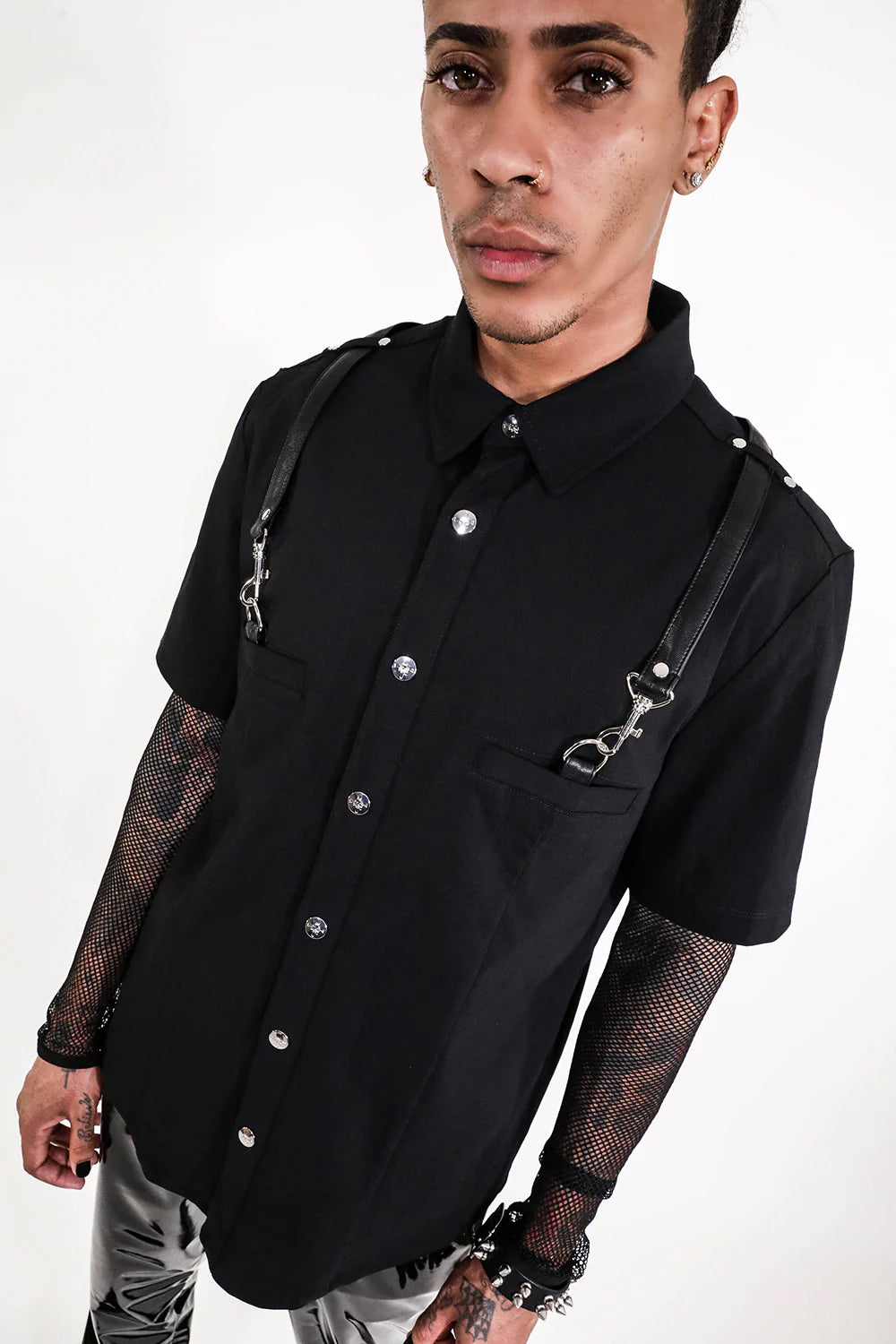 Men's Gangsta Short Sleeve Shirt