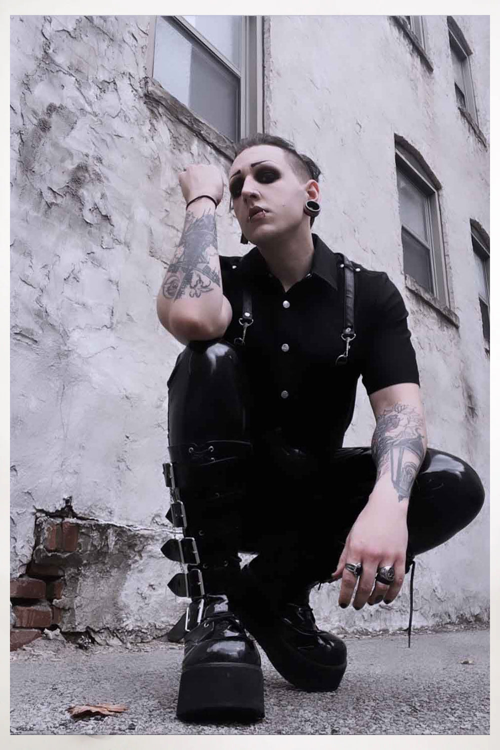 Men's Gangsta Short Sleeve Shirt