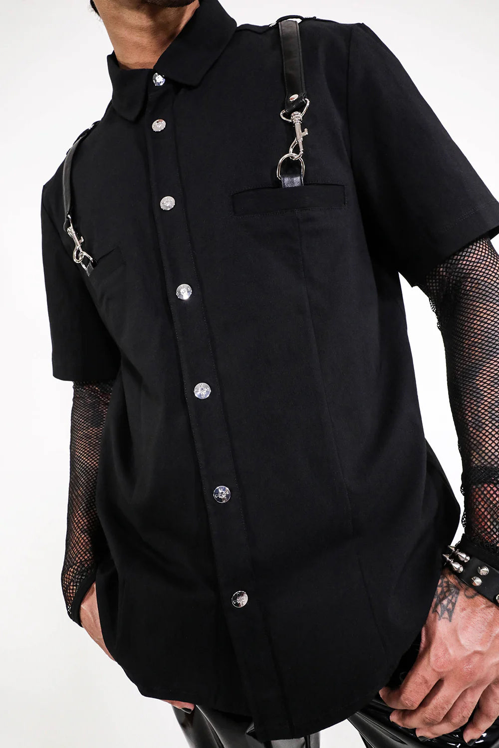 Men's Gangsta Short Sleeve Shirt