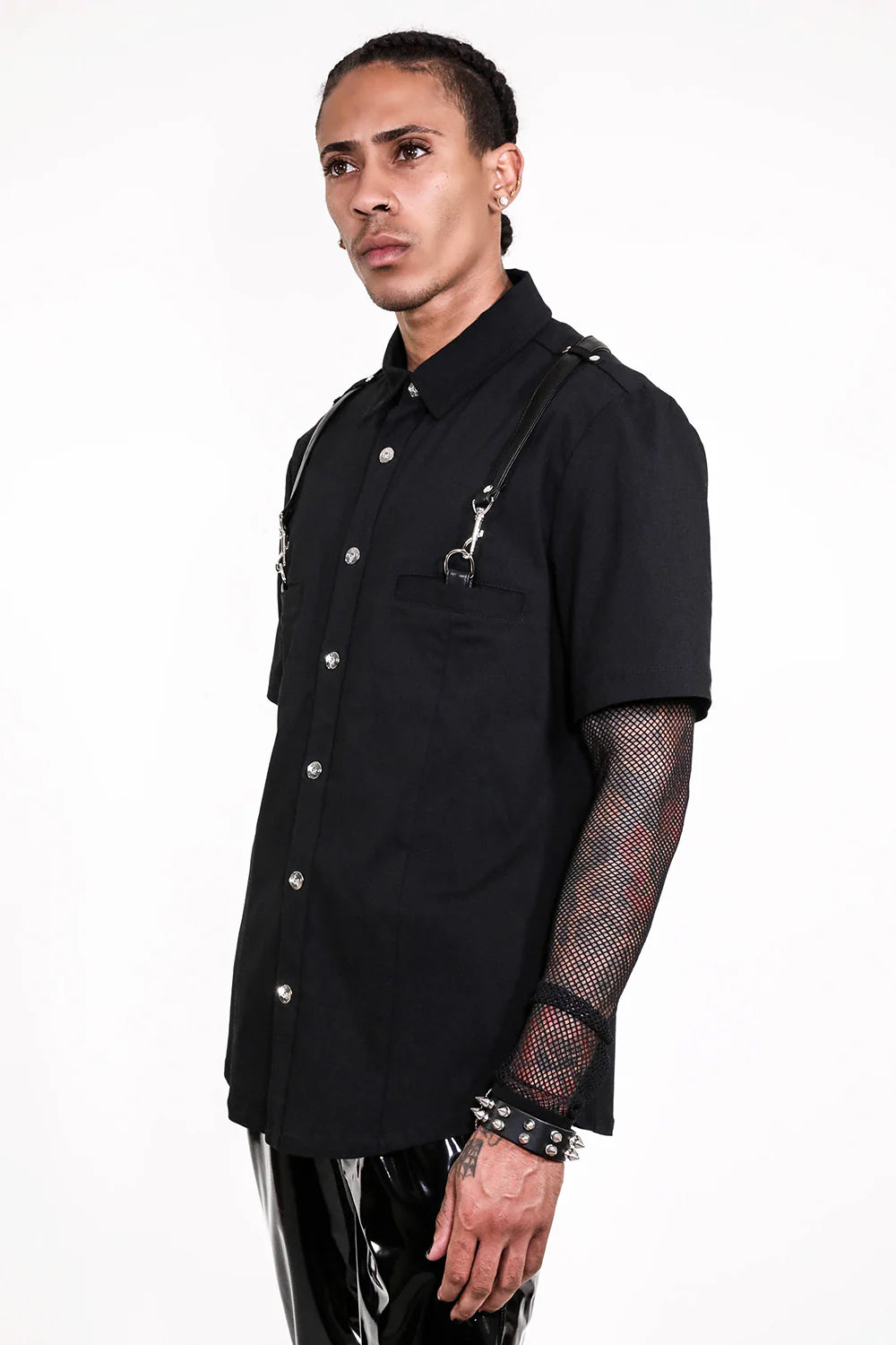 Men's Gangsta Short Sleeve Shirt