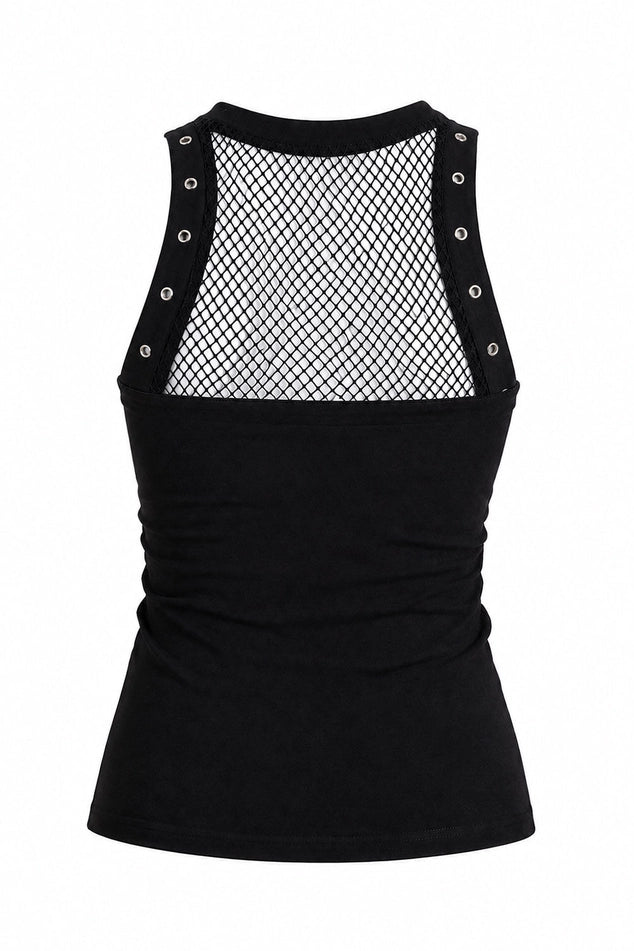 Lunar Eclipse Eyelet Tank Top
