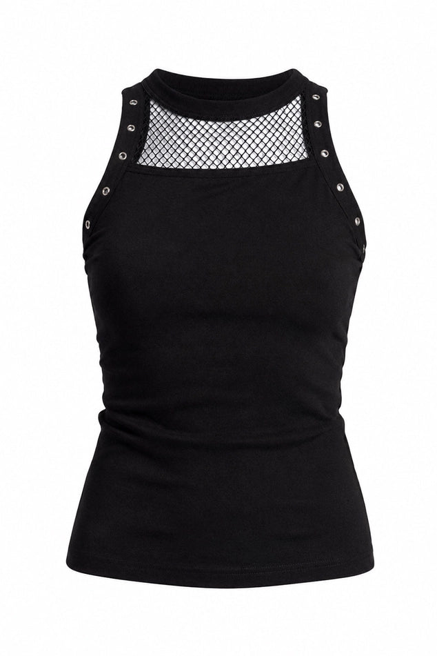 Lunar Eclipse Eyelet Tank Top