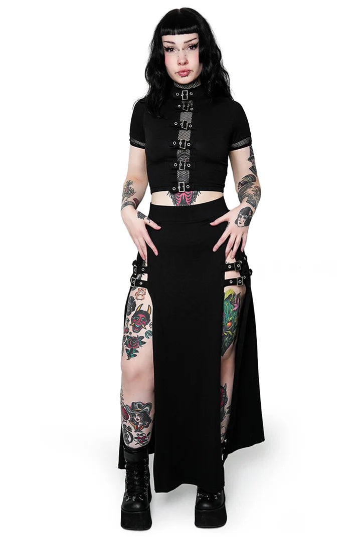M-line Buckle Skirt