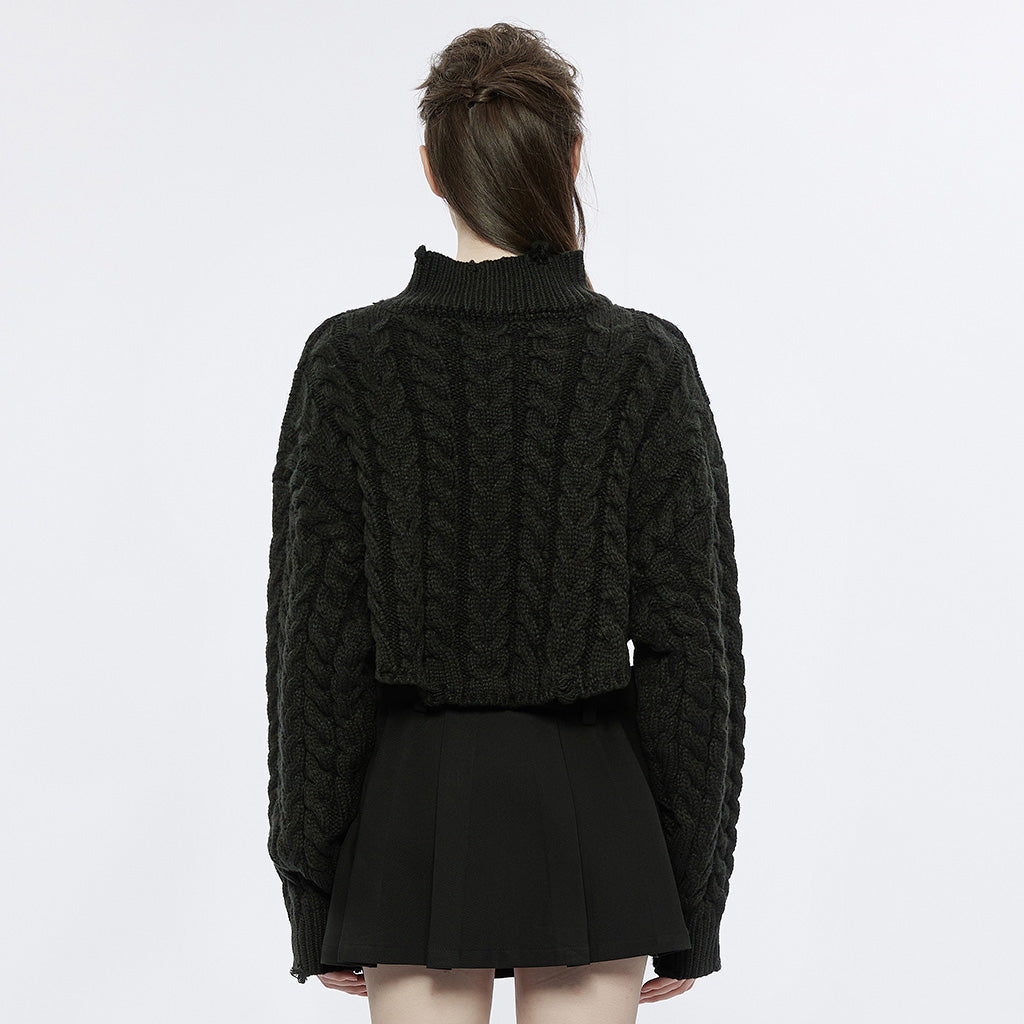 Cable Knit Shrug Sweater