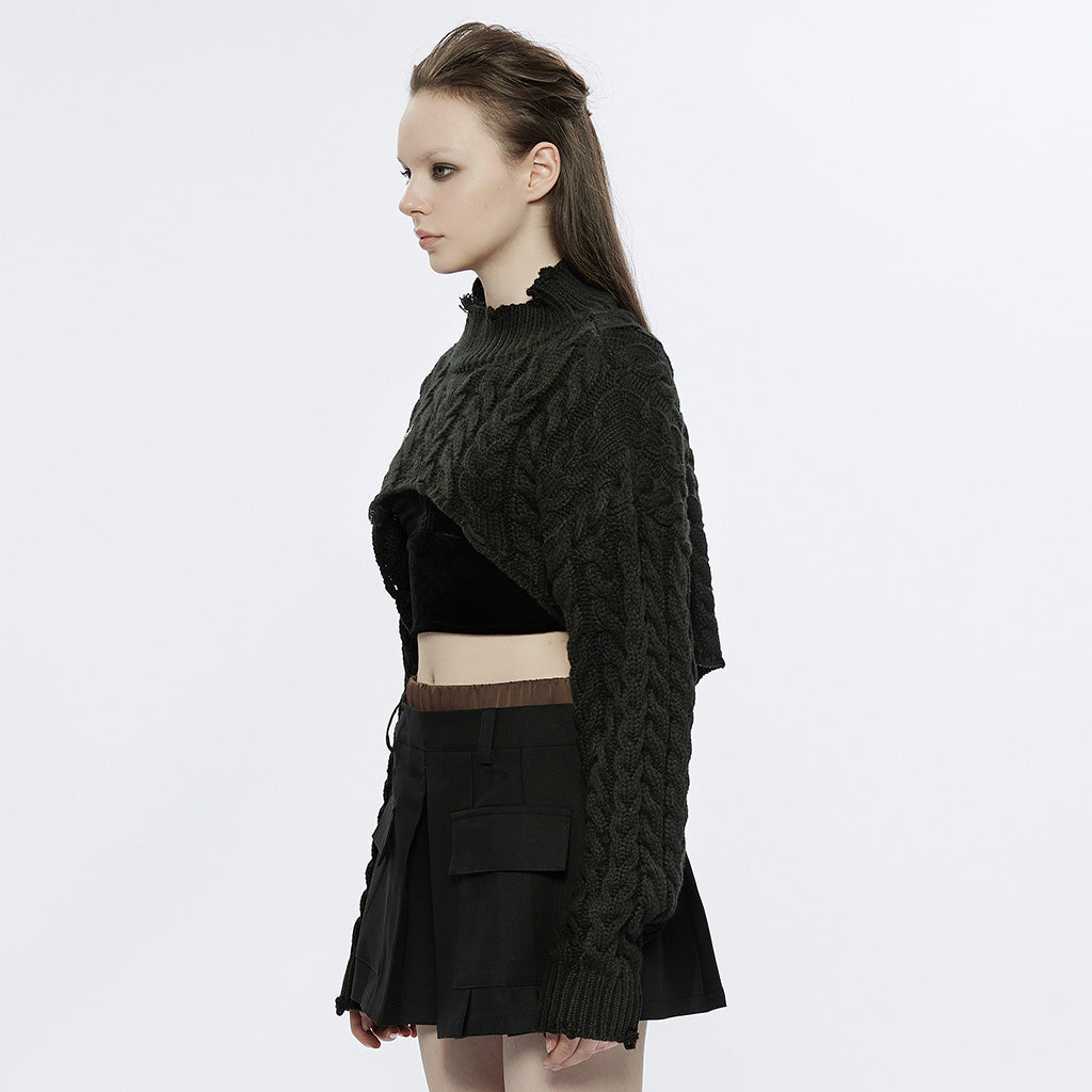 Cable Knit Shrug Sweater
