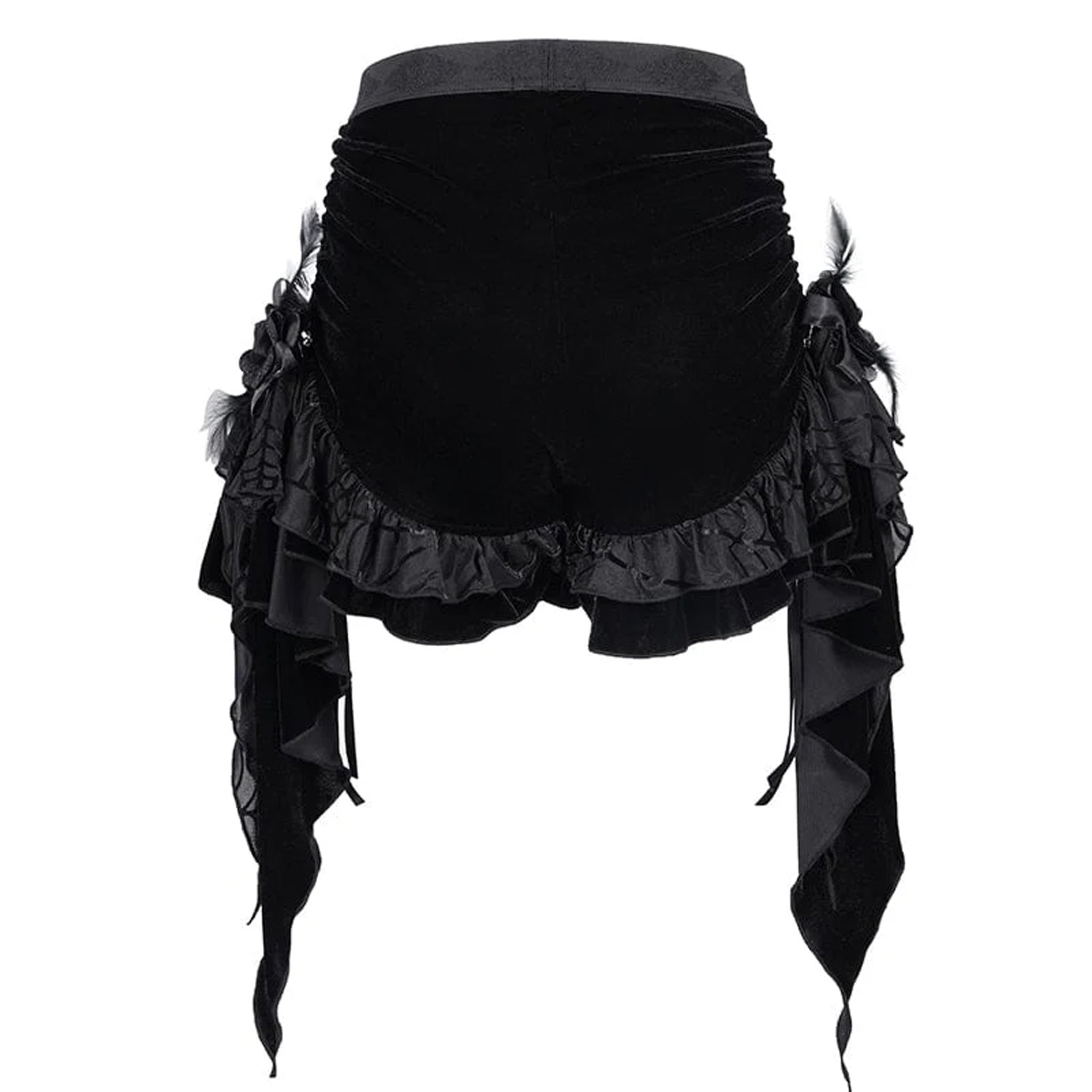 Gothic Ruffled Shorts