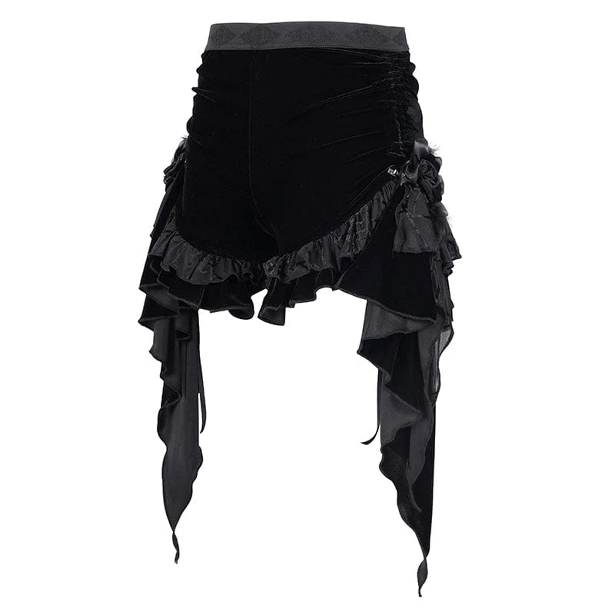 Gothic Ruffled Shorts