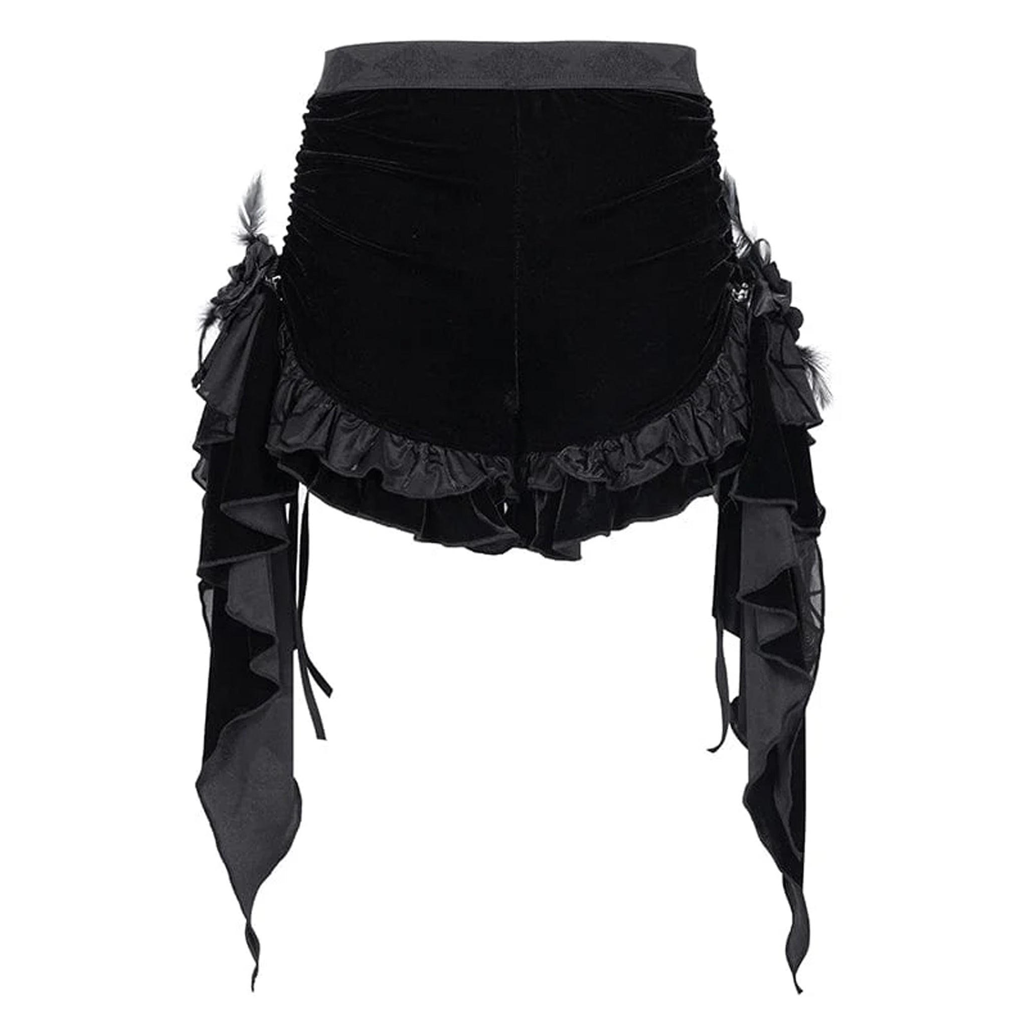 Gothic Ruffled Shorts