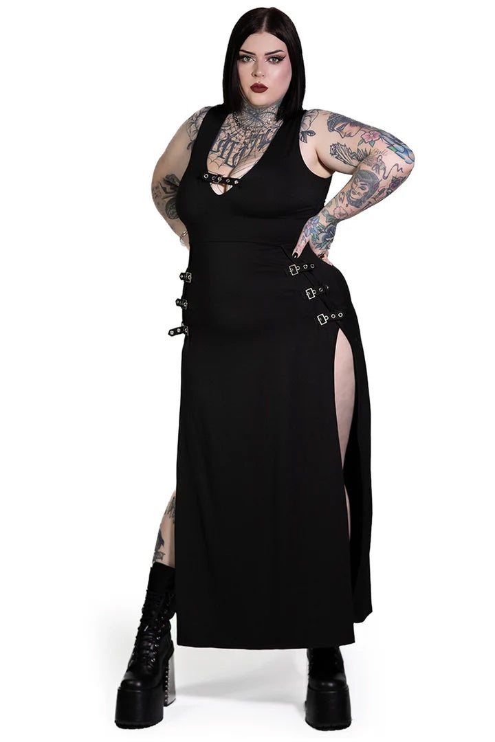 Rosetta Buckle Maxi Dress