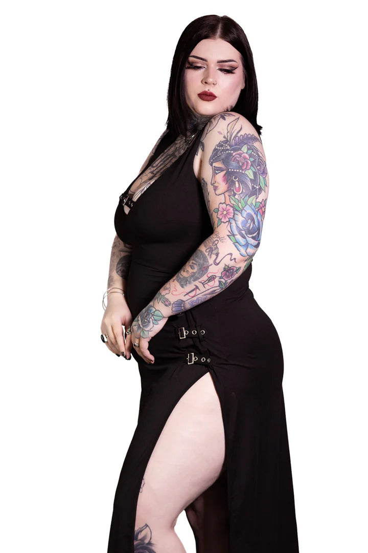 Rosetta Buckle Maxi Dress