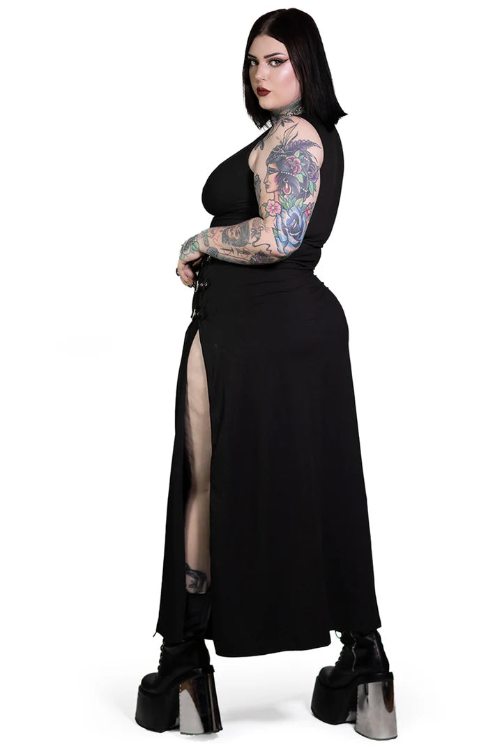 Rosetta Buckle Maxi Dress