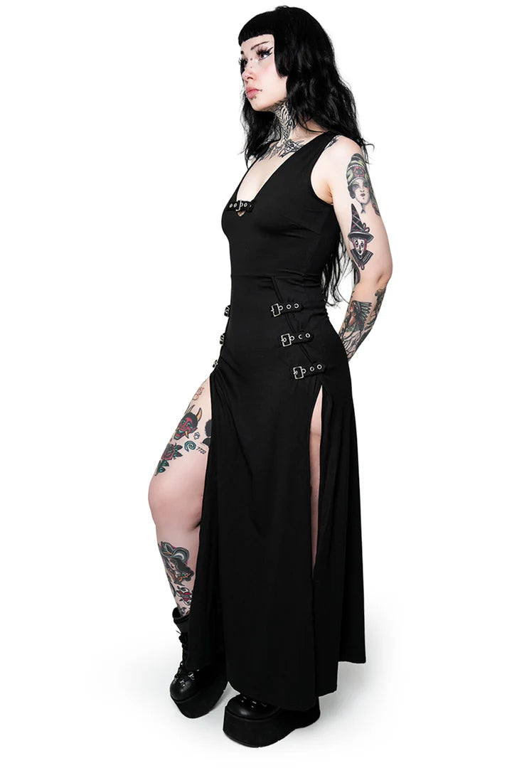 Rosetta Buckle Maxi Dress