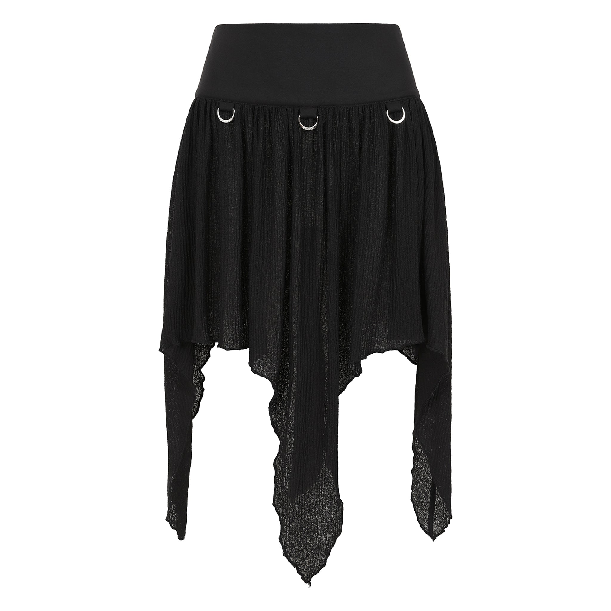 Pointed Hem Skirt