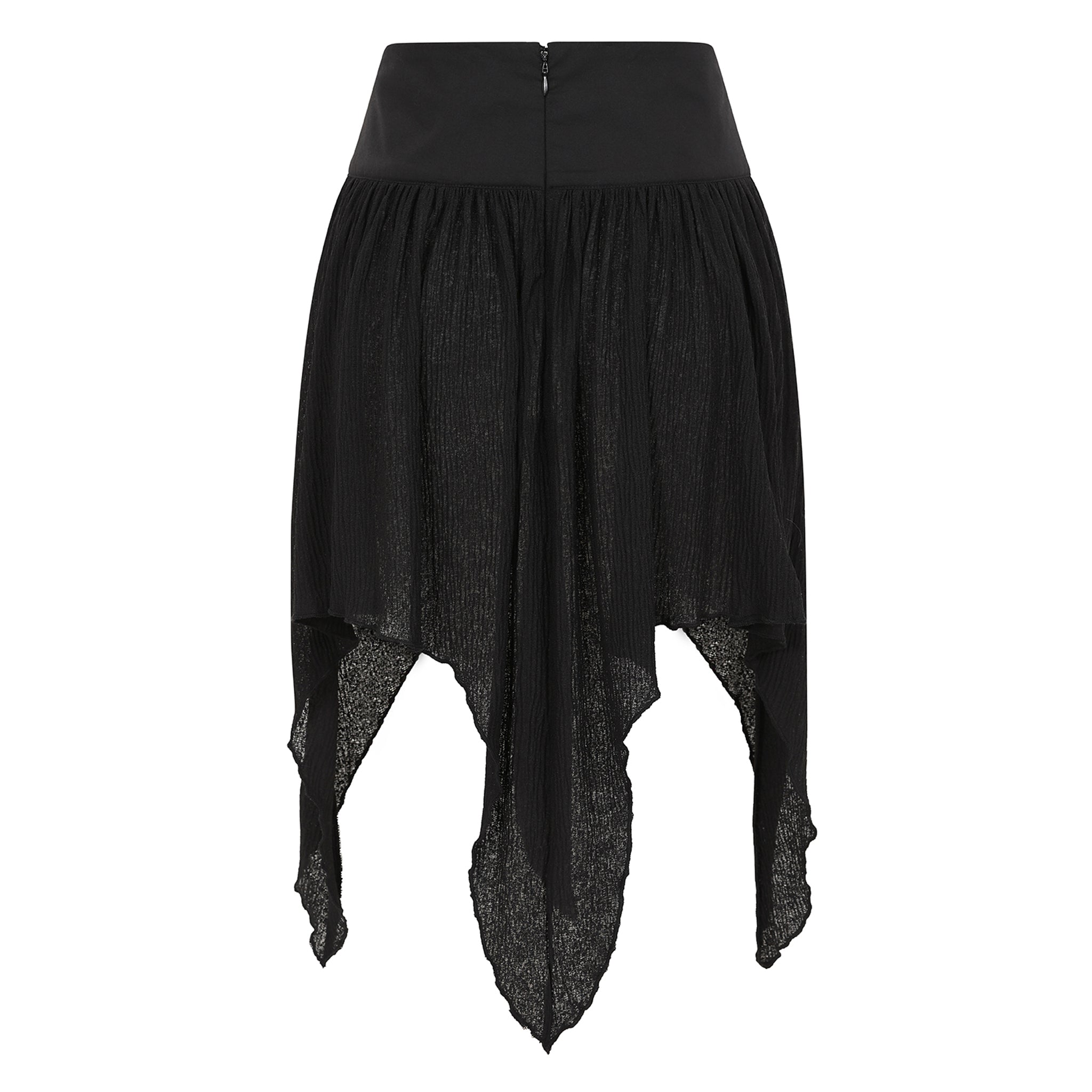 Pointed Hem Skirt