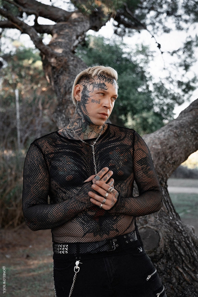 Shadowgrid Fishnet Shirt
