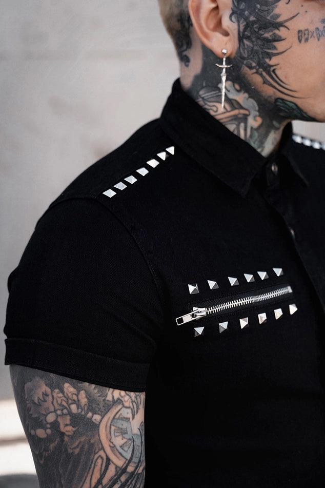 Shallow Grave Studded Shirt