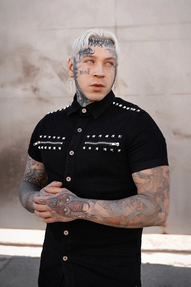 Shallow Grave Studded Shirt