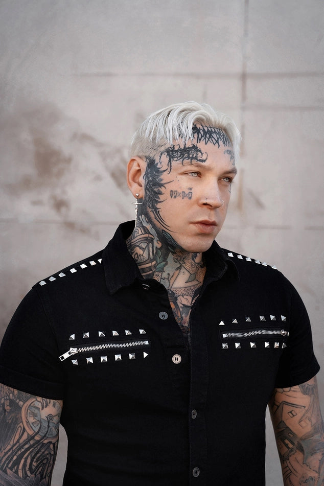 Shallow Grave Studded Shirt